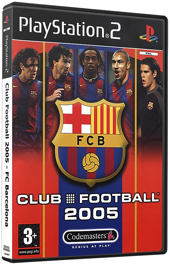 Club Football 2005 - FC Barcelona PS2 Sony Playstation 2 Used Video Game PS2