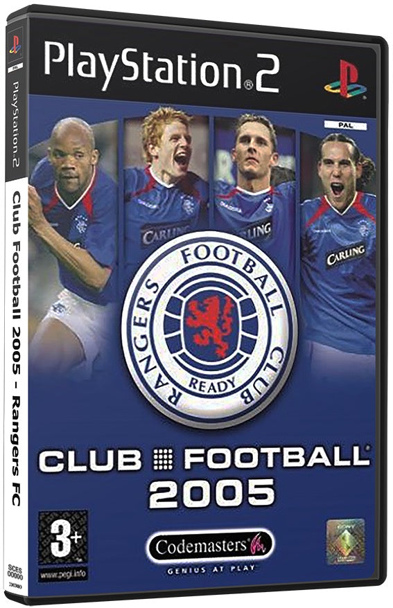 Club Football 2005 - Rangers FC PS2 Sony Playstation 2 Used Video Game PS2