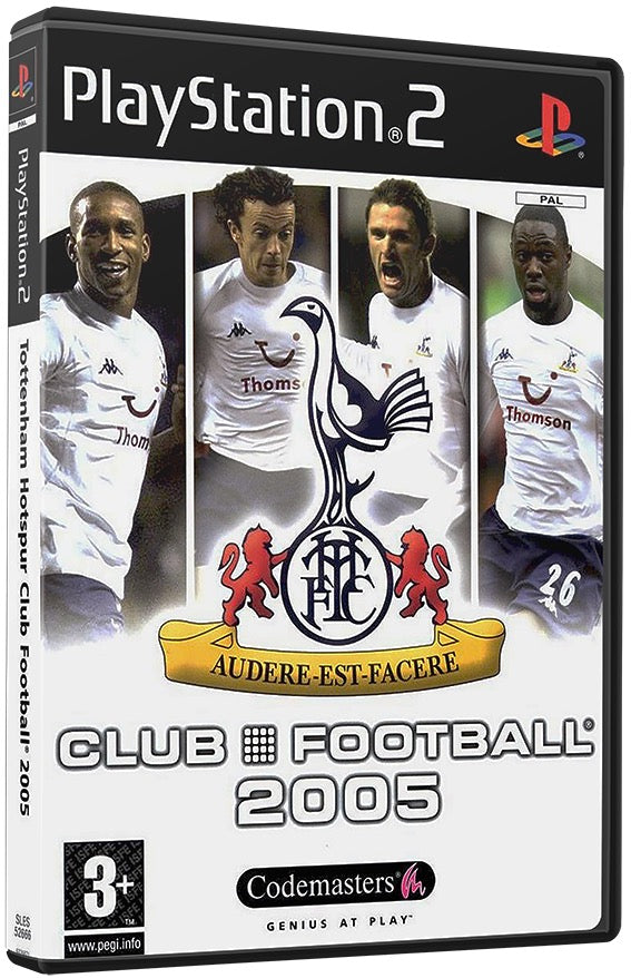 Club Football 2005 - Tottenham Hotspur PS2 Sony Playstation 2 Used Video Game PS2