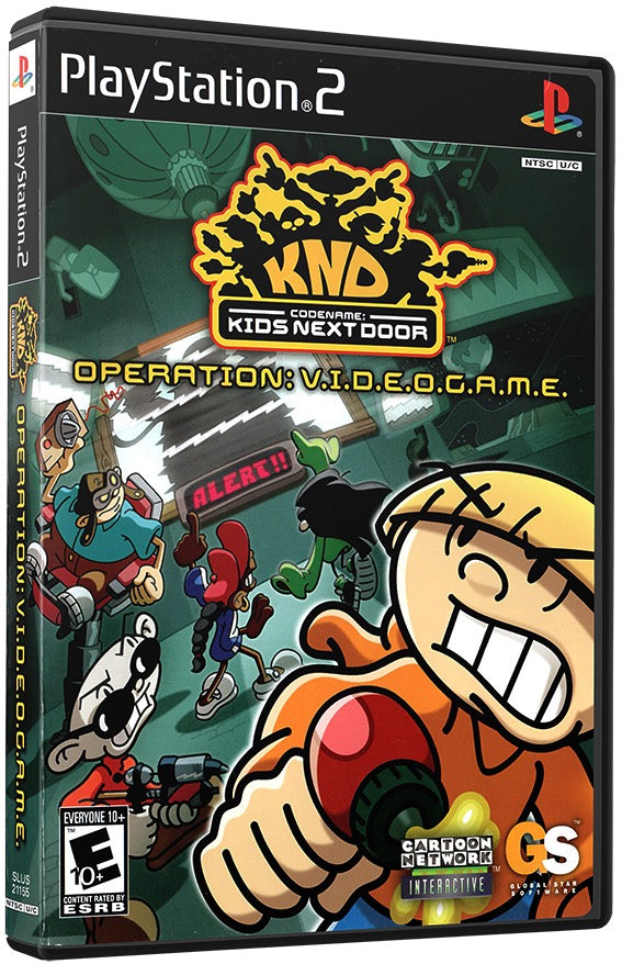 Codename - Kids Next Door - Operation - V.I.D.E.O.G.A.M.E. PS2 Sony Playstation
