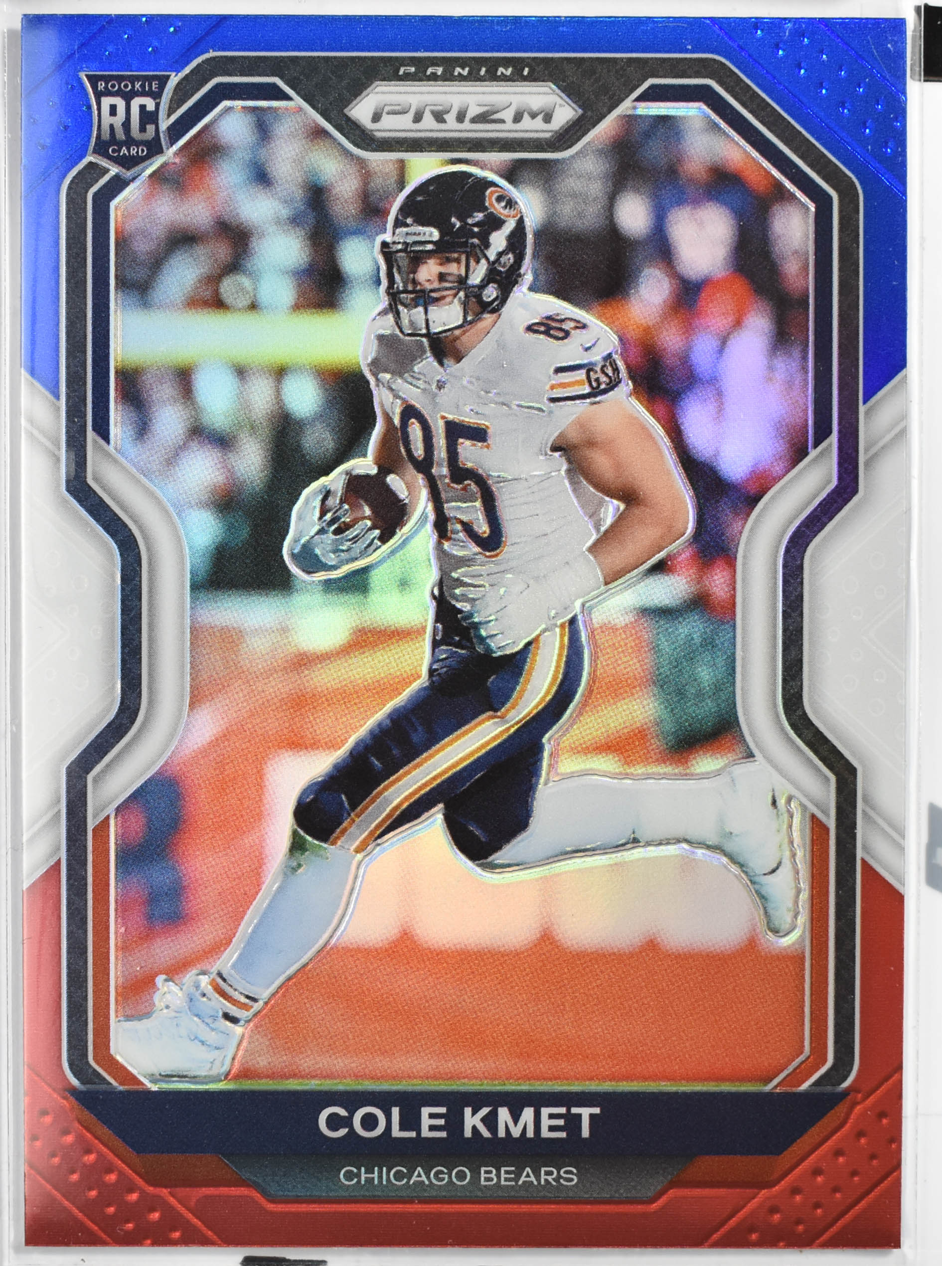 Cole Kmet Rookie Card No.305 Prizm 2020 Red White Blue