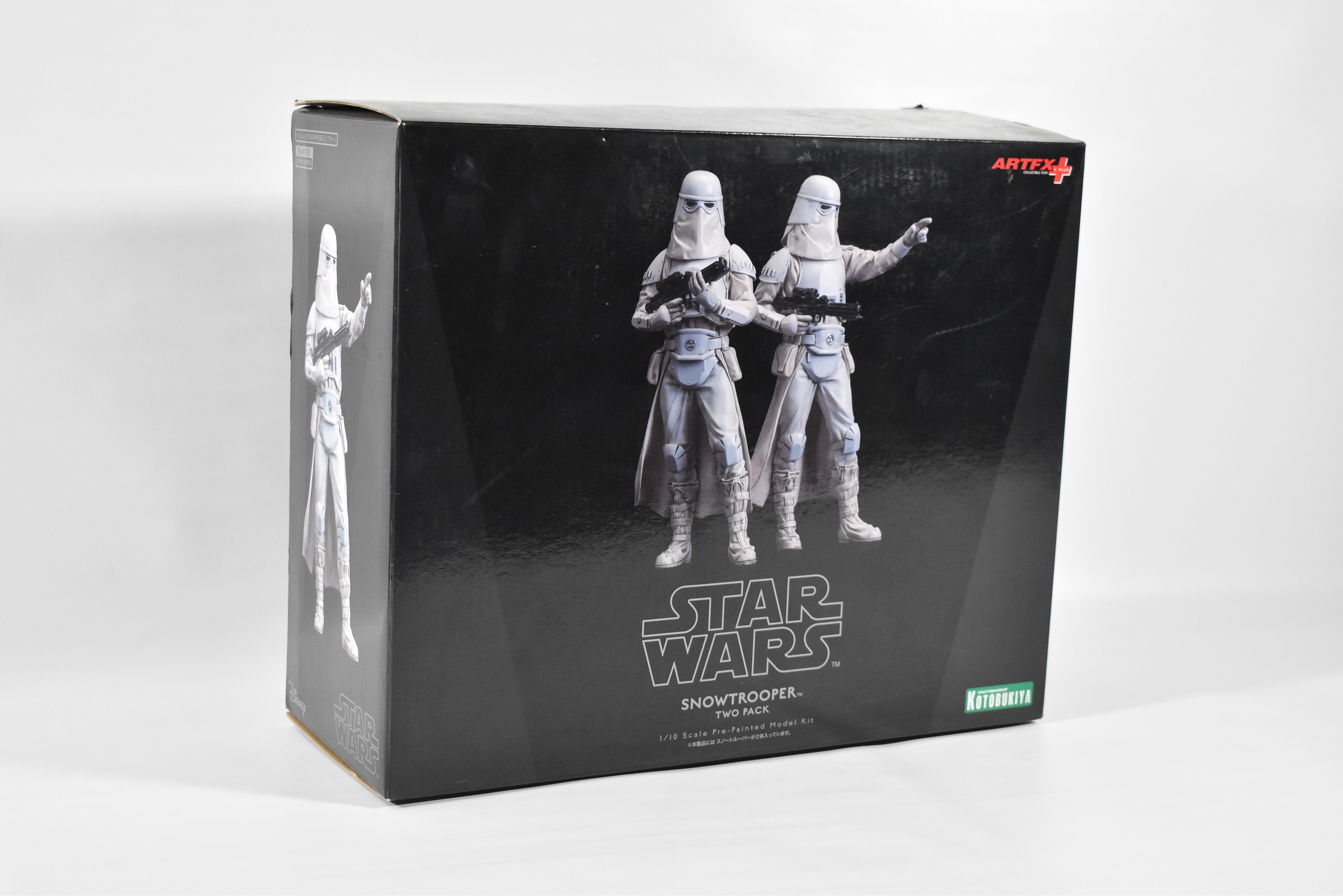 Star Wars Snow Trooper Two Pack KotoBukiya ArtFX Empty Box - Used Black box