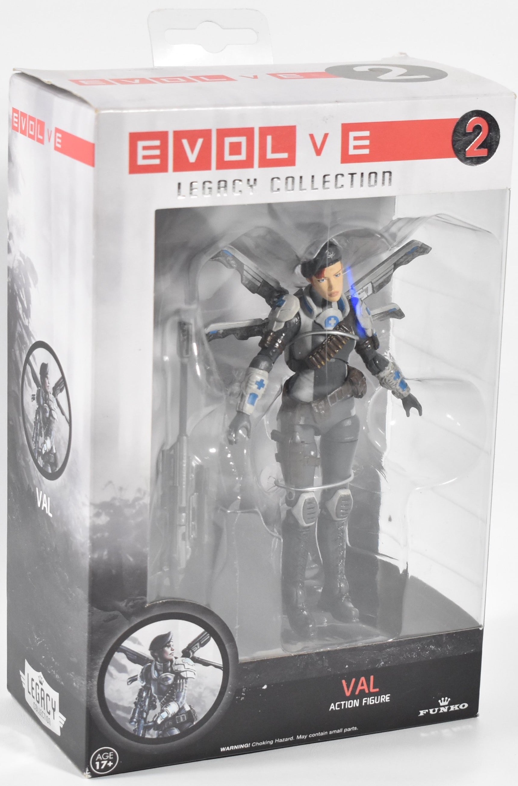 Evolve 1 Val Action Figure Funko Rough Box