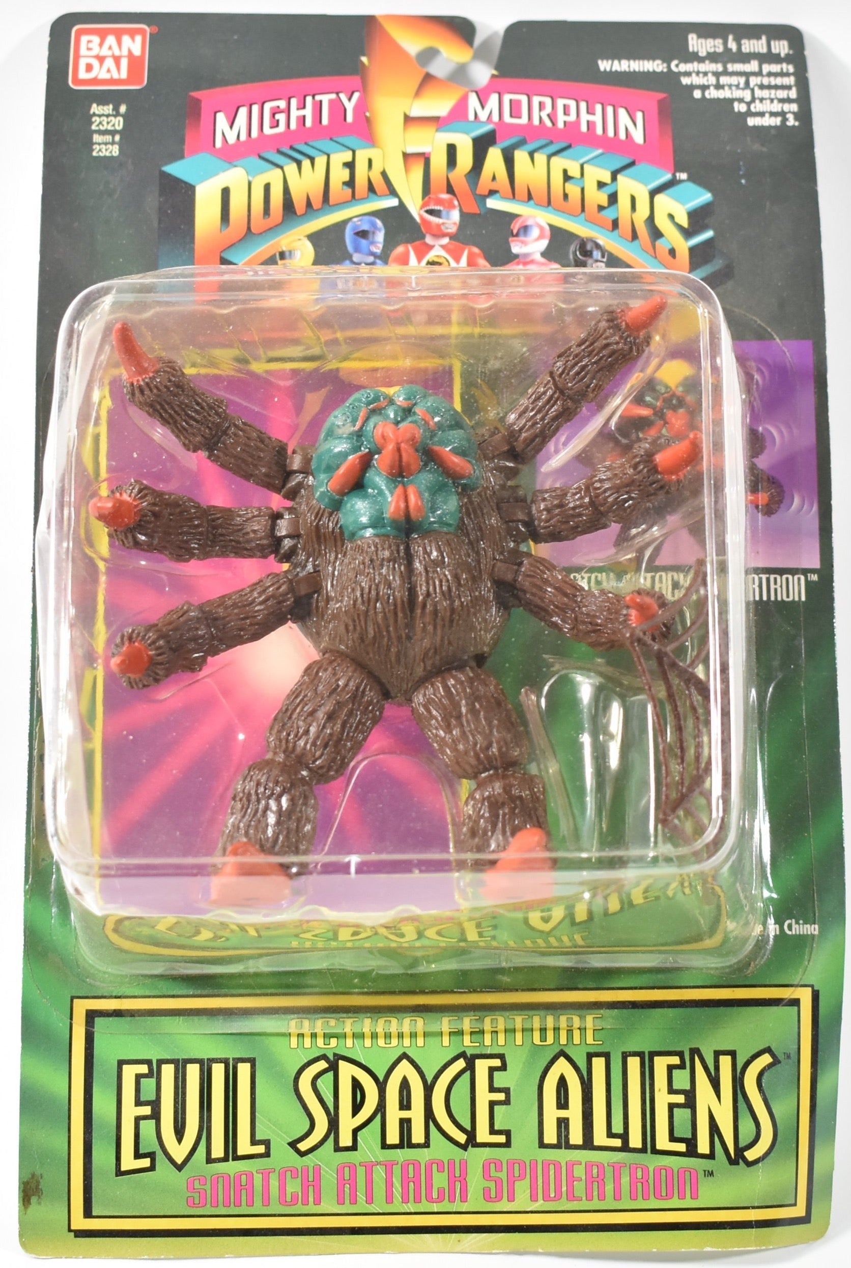 Power Rangers Evil Space Aliens Snatch Attack Spidertron
