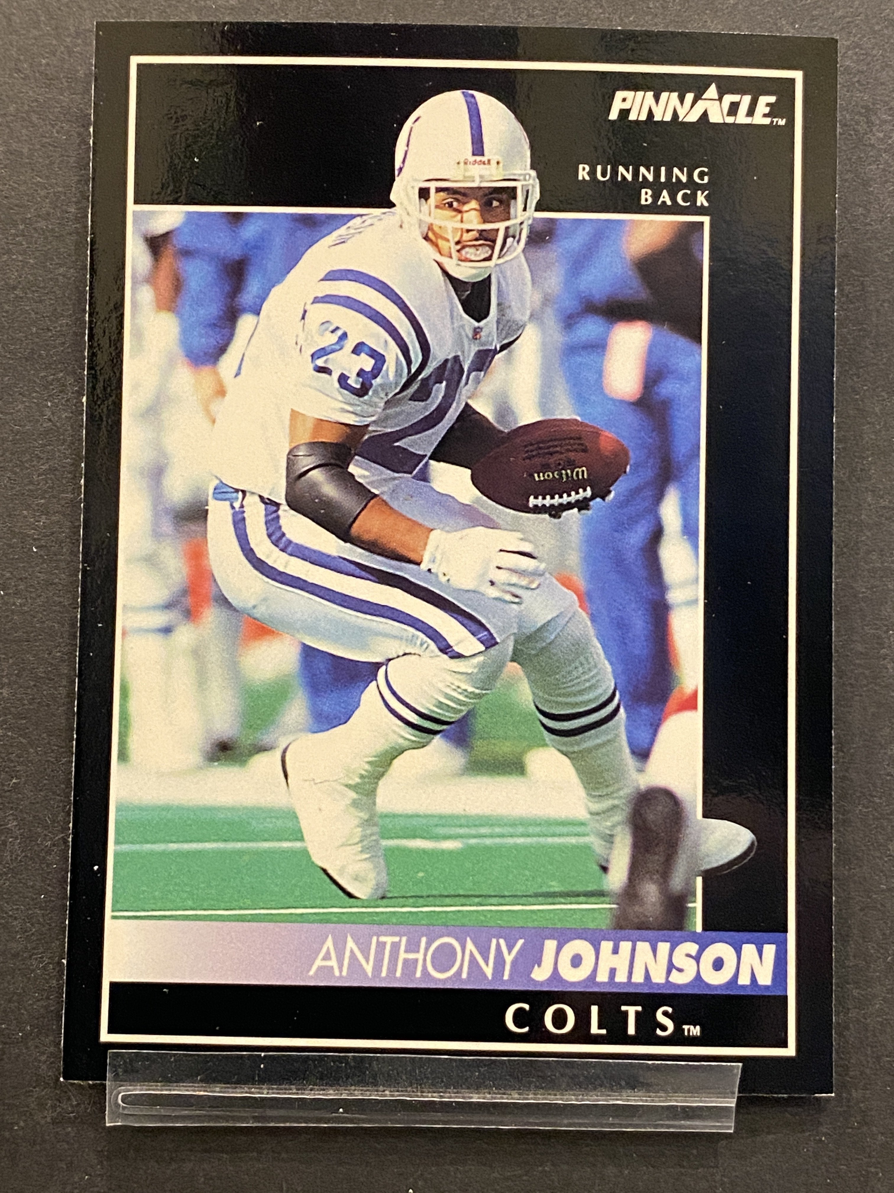 Anthony Johnson Pinnacle Football Card Indianapolis Colts