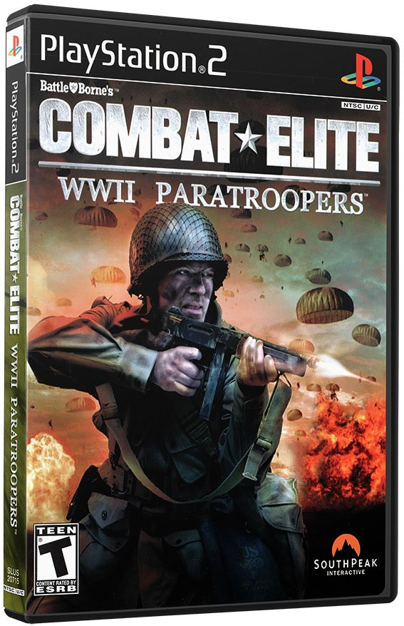 Combat Elite - WWII Paratroopers PS2 Sony Playstation 2 Used Video Game PS2