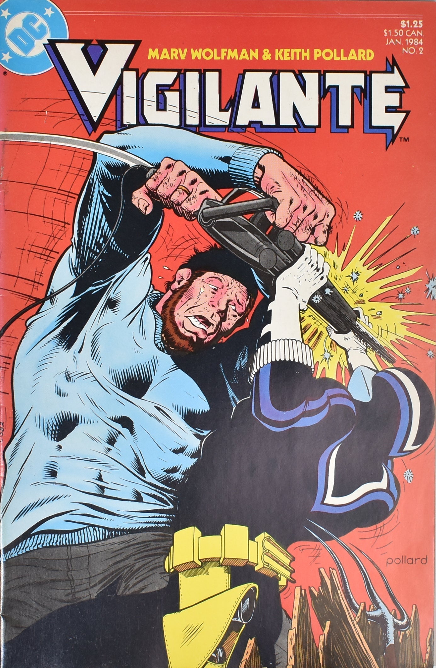 Vigilante DC Comic Book No. 2 Comic Book