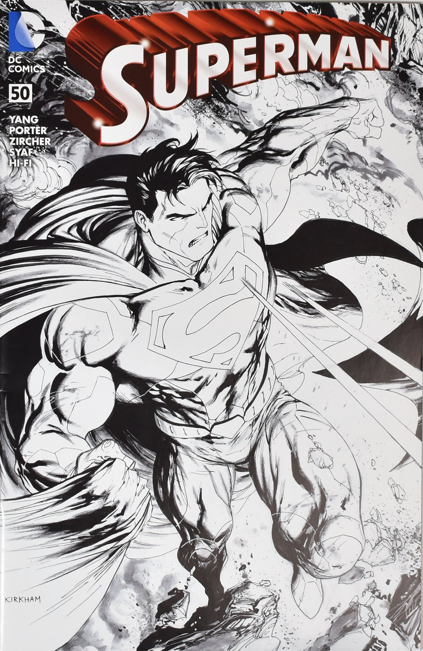 Superman Comic Book 50 DC Comics WHITE