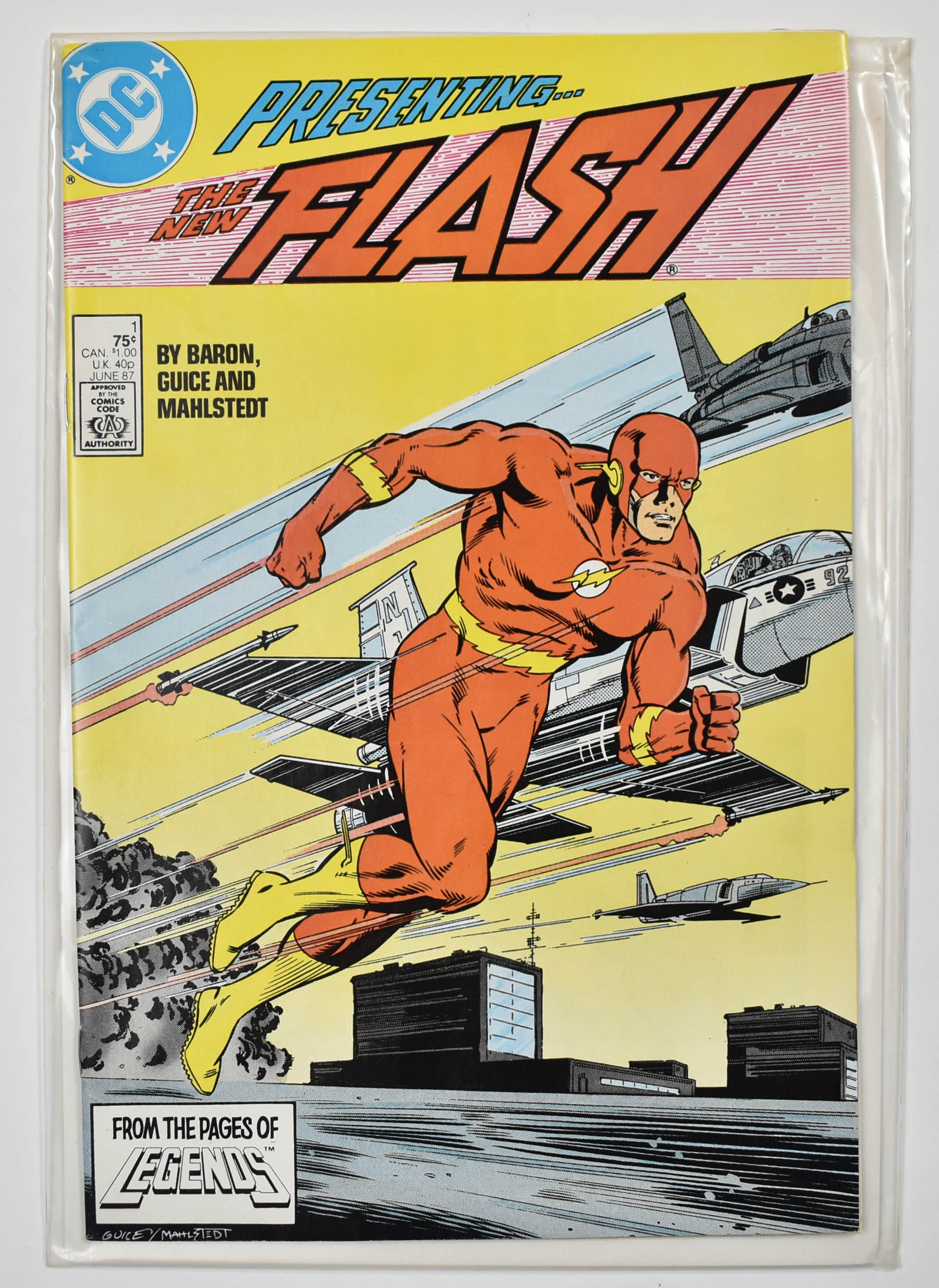 The New Flash 1 Comic Book Dc Comics from the pages of legends 1987 June