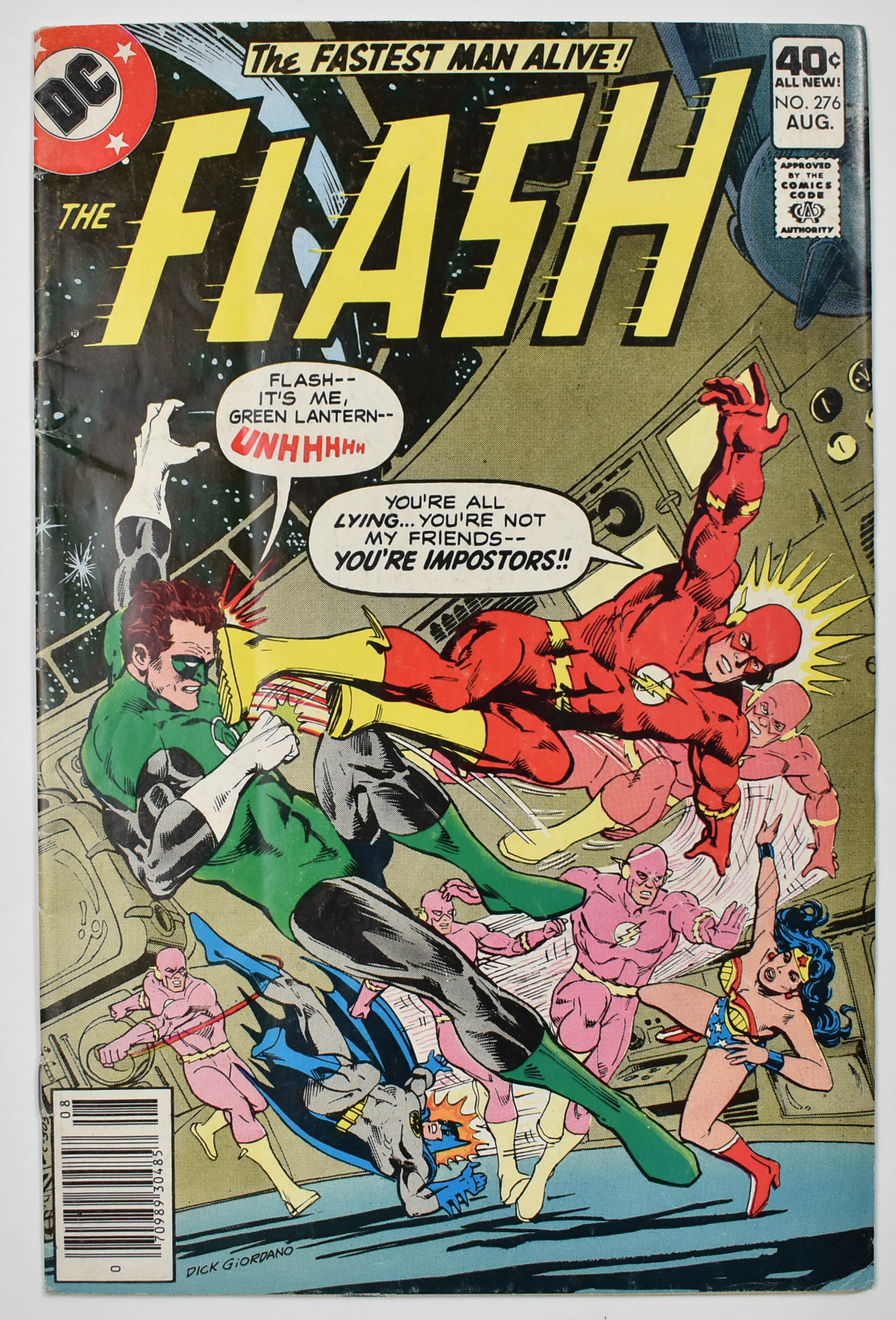 The Flash No. 276 Dc Comics The Fastest Man Alive Dc Comic AUG