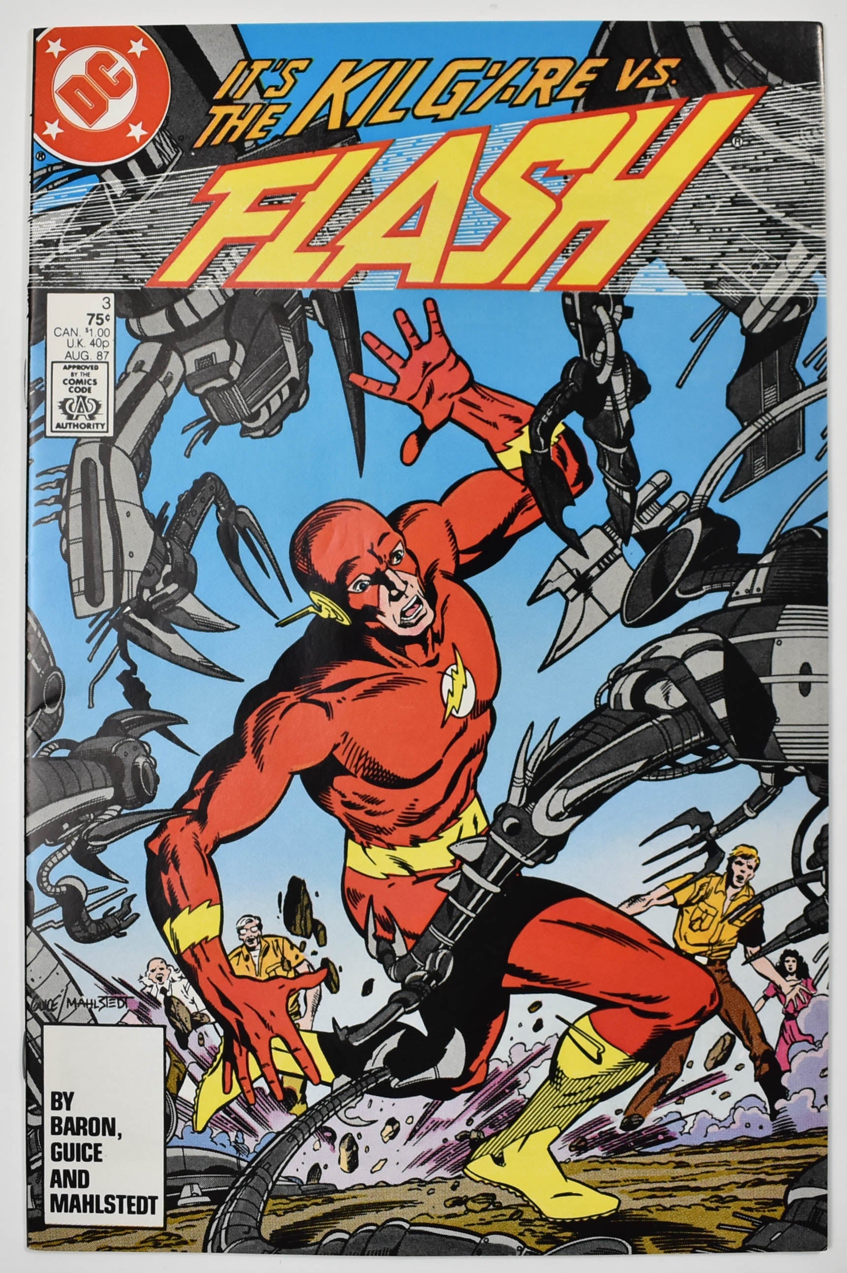 Flash Comic Book Number 3 Dc Comics AUG 1987