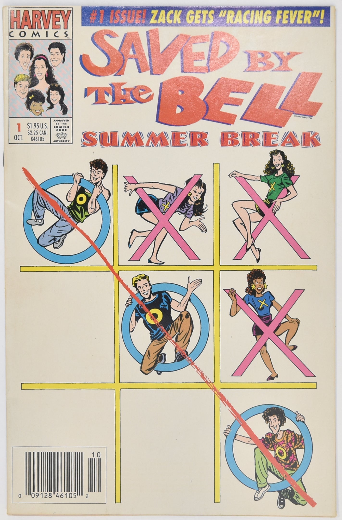 Saved By The Bell No. 1 Comic Book Harvey Comics AMAZING SHAPE!