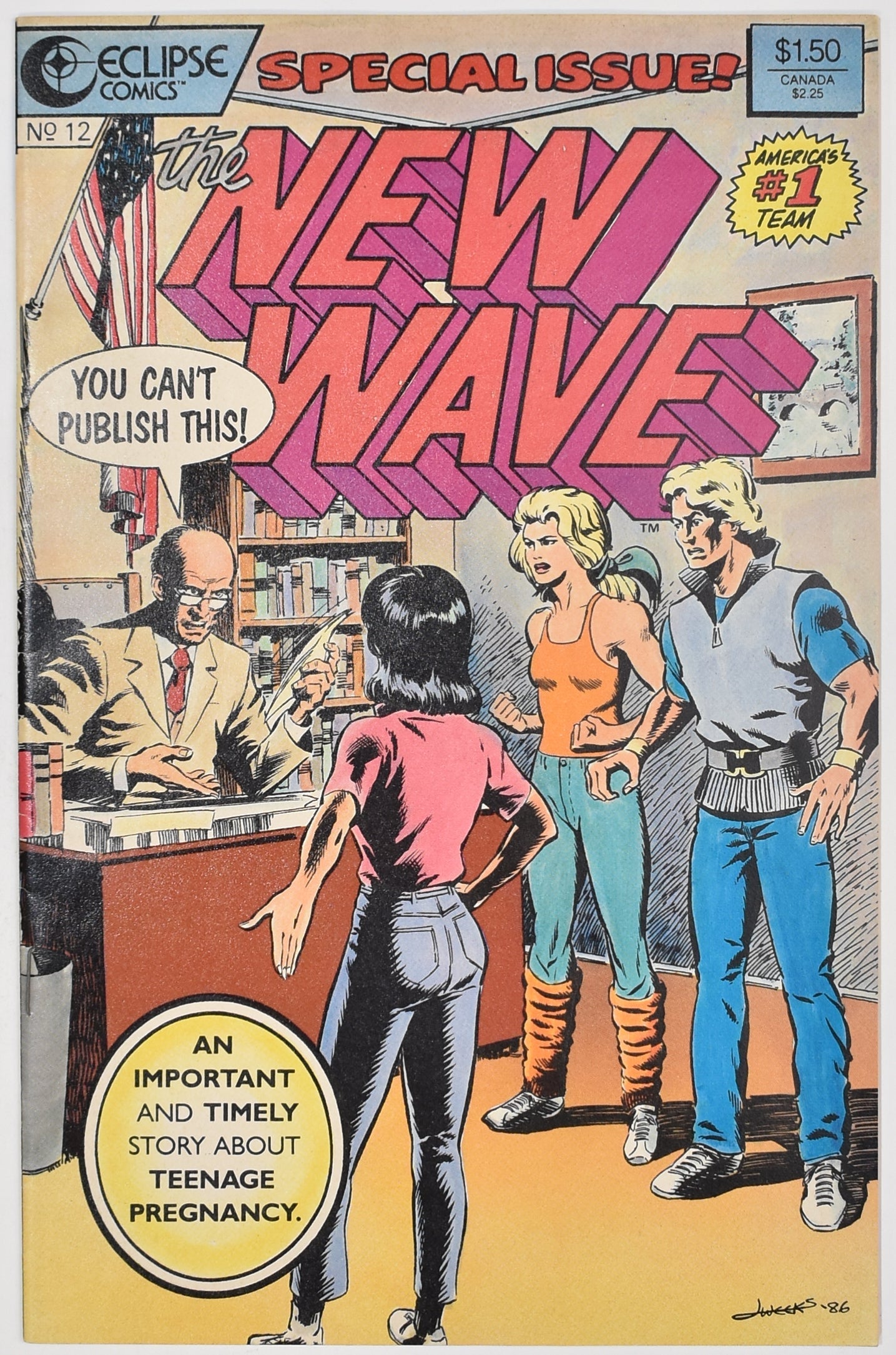 The New Wave Comic Book No. 12 You Cant Publish This