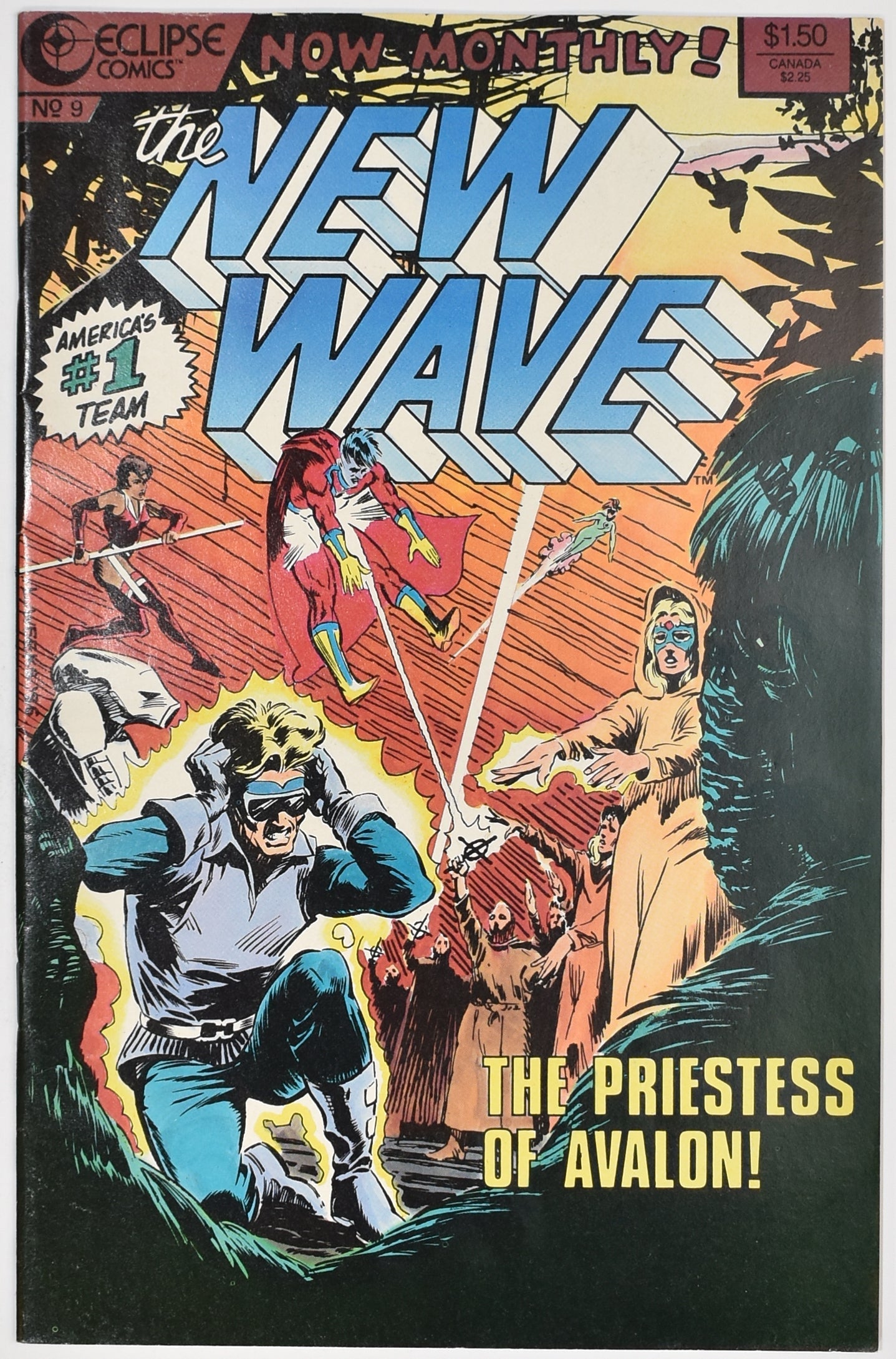 The New Wave Comic Book 9 Eclipse Comics Priestess of Avalon
