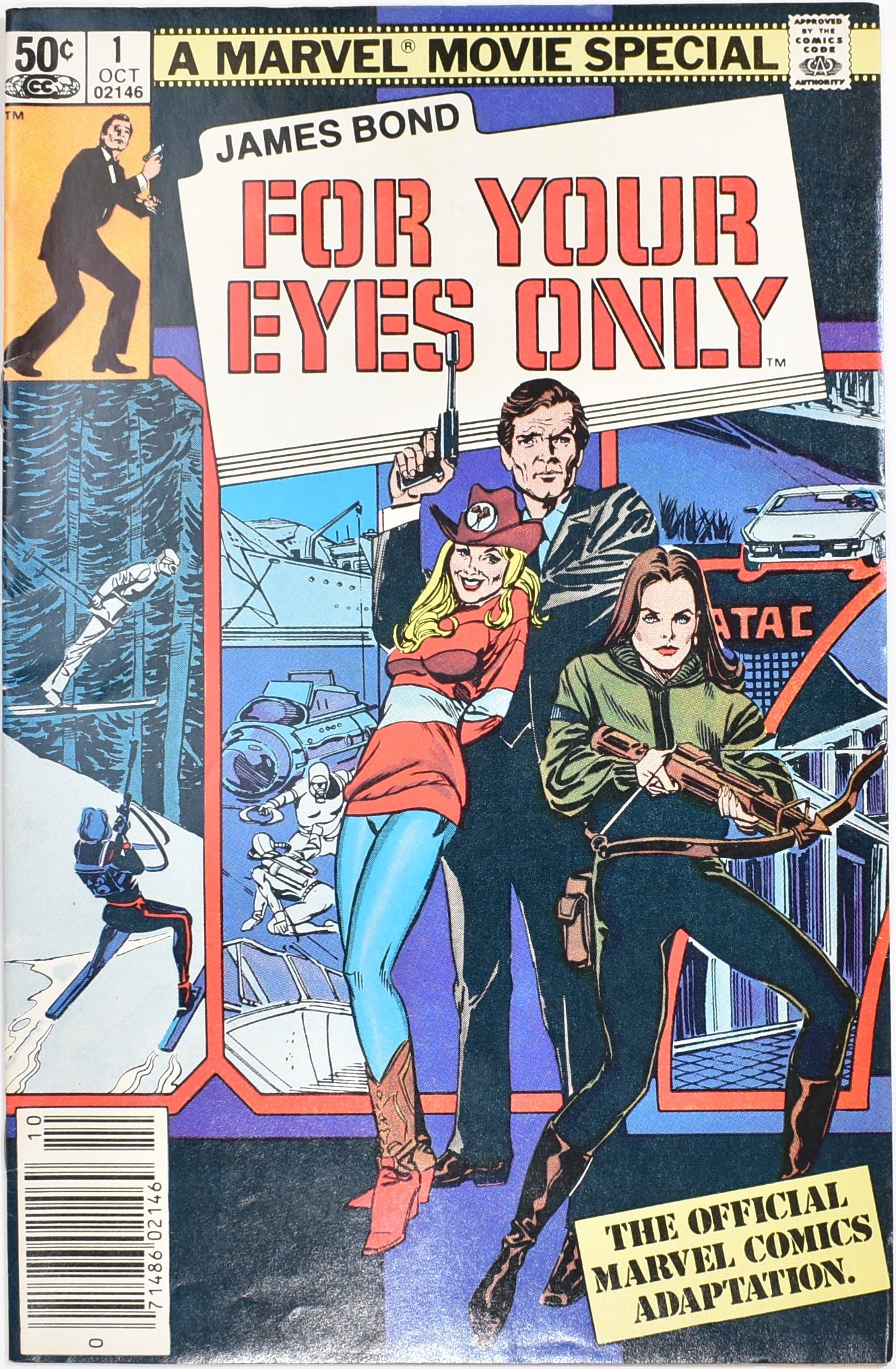 James Bond For Your Eyes Only Comic Book 1 OCT 02146