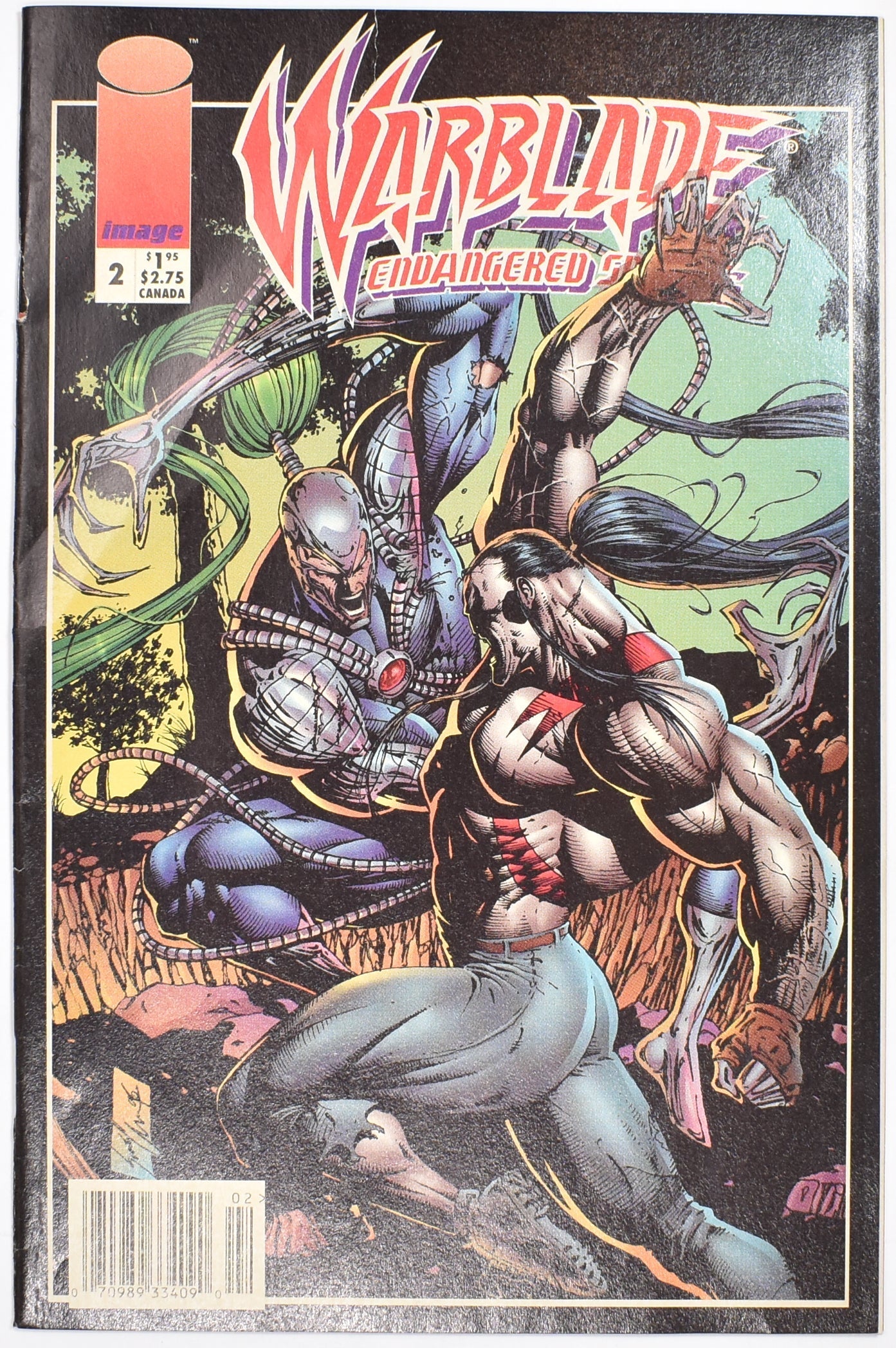Warblade 2 Comic Book Image Comics DAMAGED
