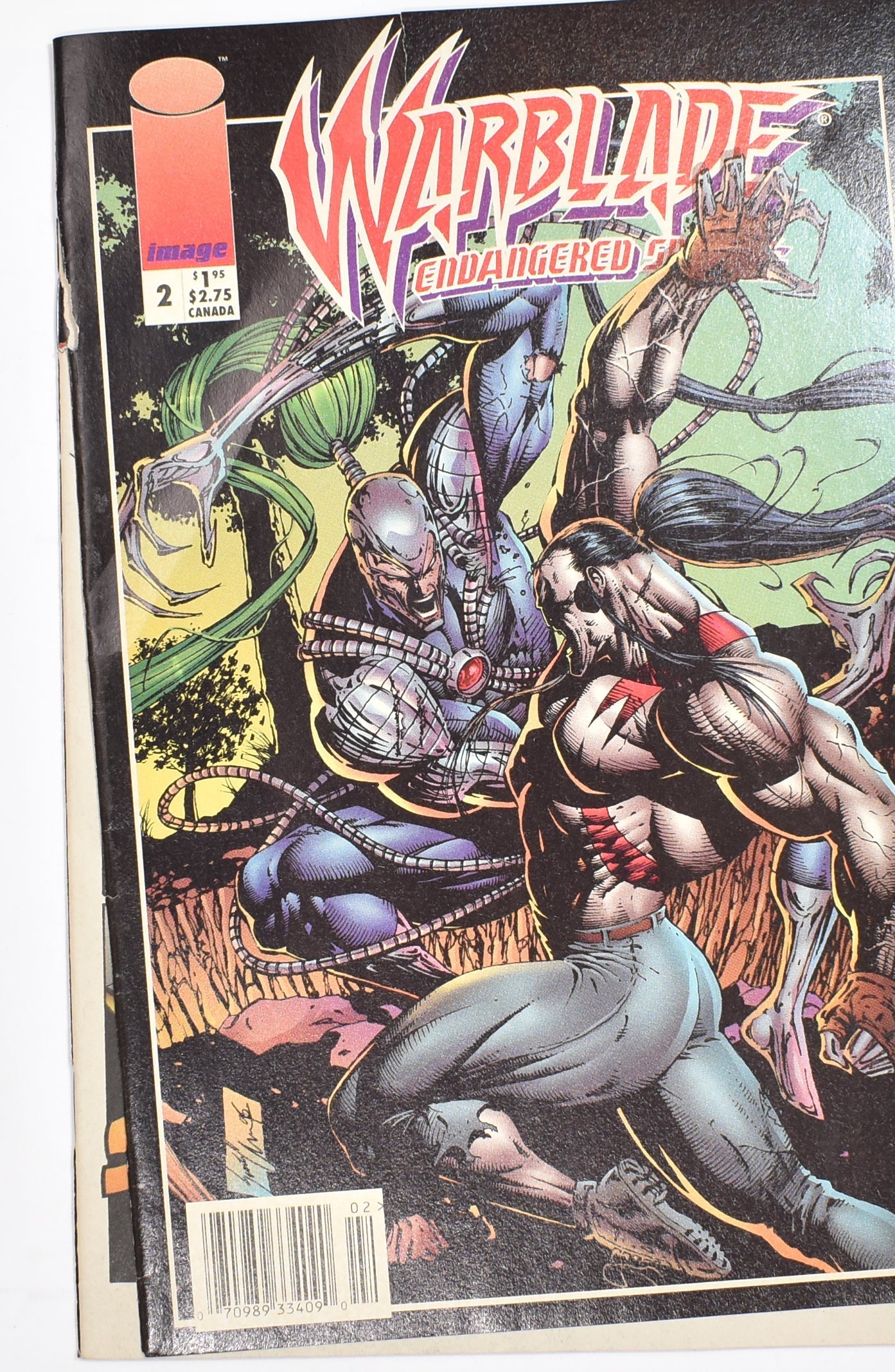 Warblade 2 Comic Book Image Comics DAMAGED