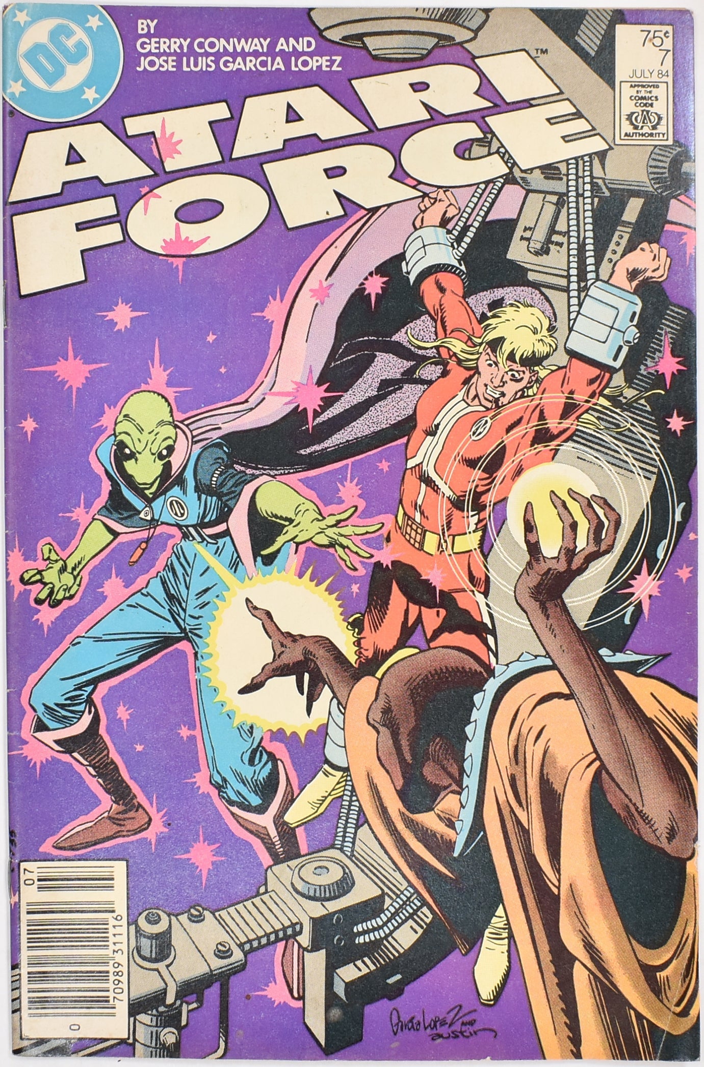 Atari Force Comic Book 7 Dc Comics 1984