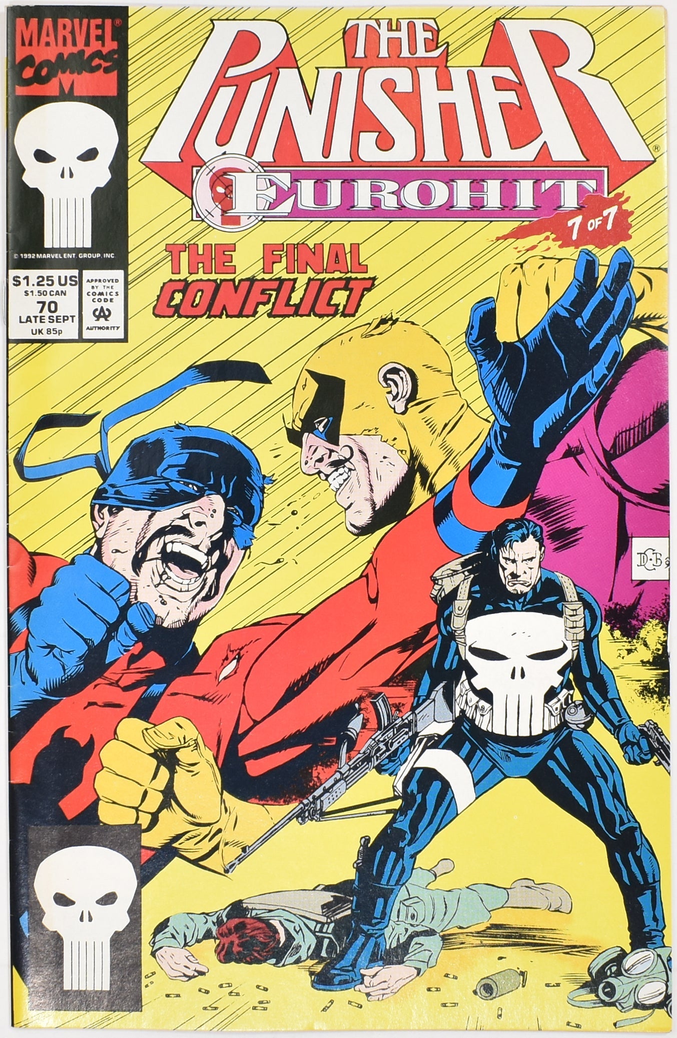 The Punisher Eurohit 7 Of 7 The Final Conflict Comic Book