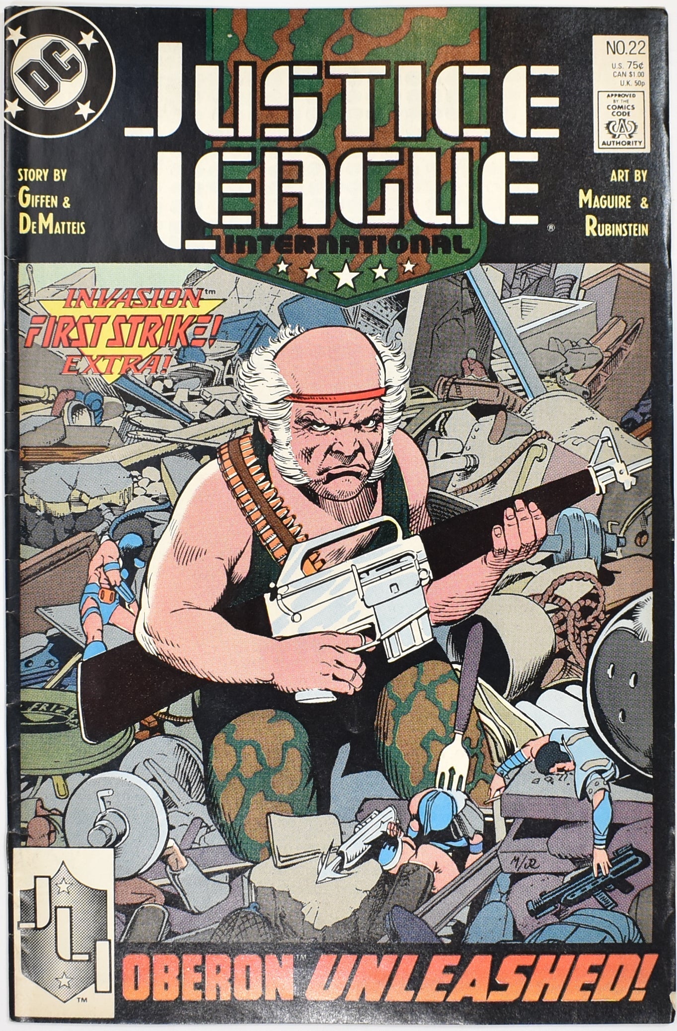 Justice League International No. 22 Dc Comic Book