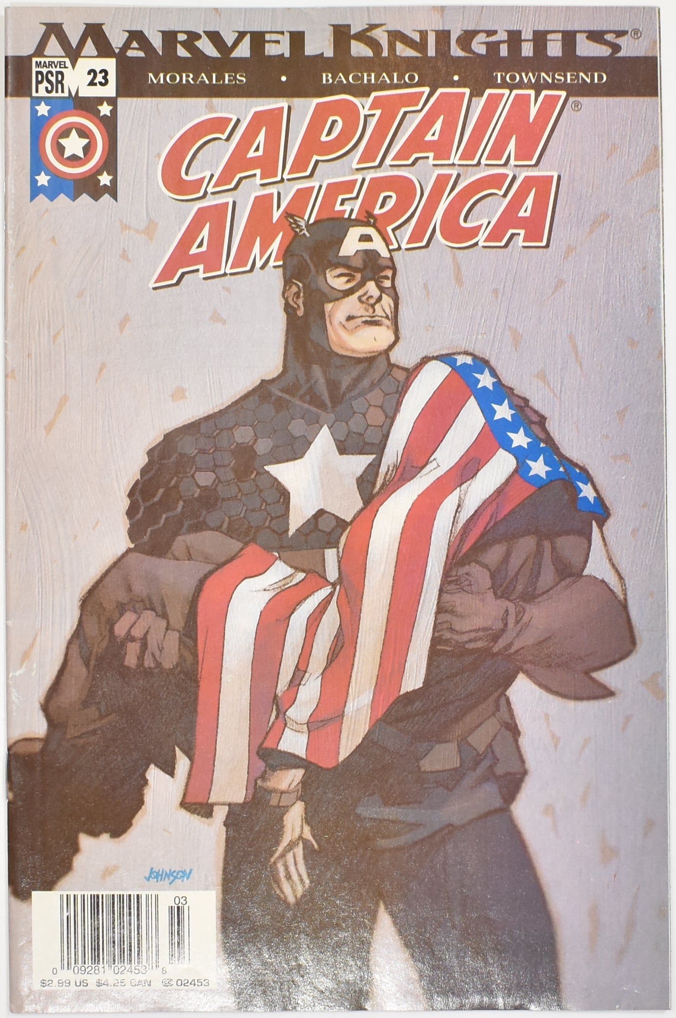 Captain America 23 Marvel Knights Comic Book