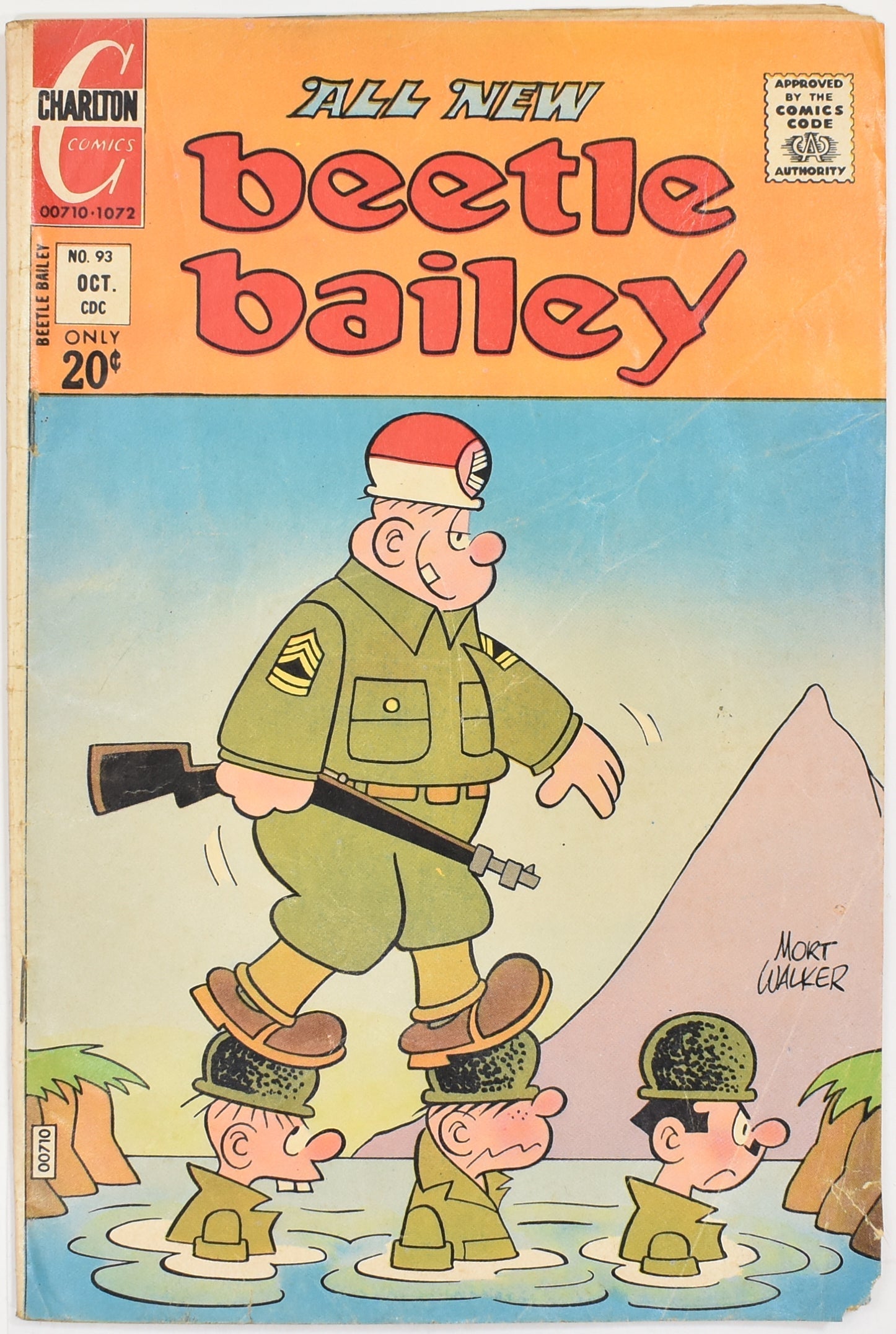 Beetle Bailey Comic Book 93 Charlton Comics OCT CDC Mort Walker