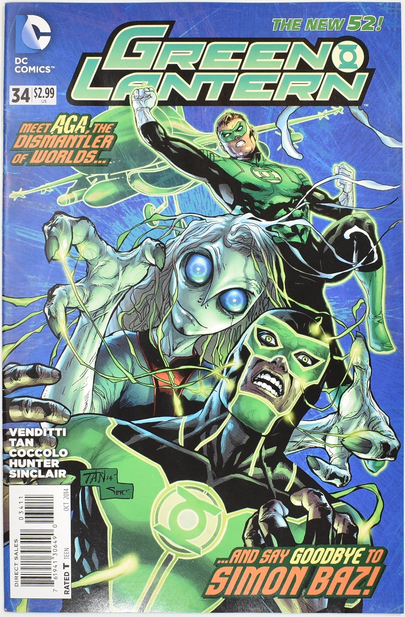 Green Lantern 34 Dc Comics Meet Aga Comic Book