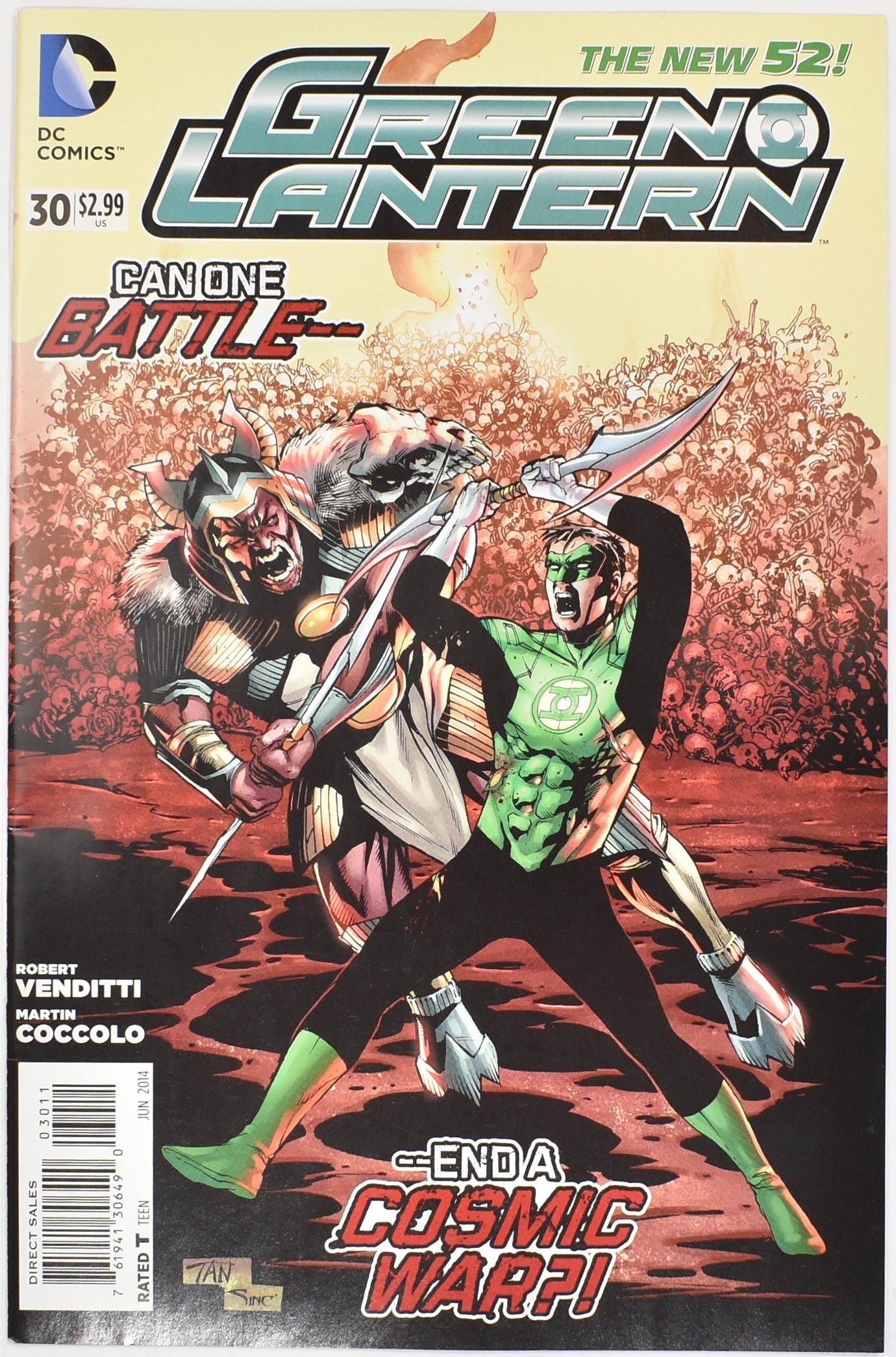 Green Lantern 30 Can One Battle Comic Book