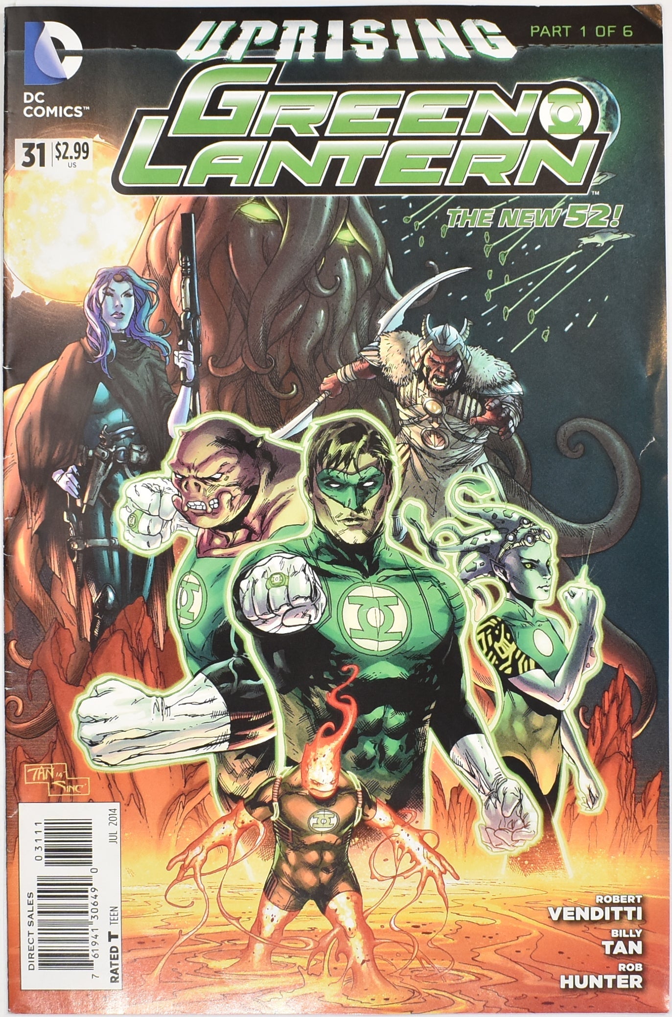 Green Lantern 31 Dc Comics The New 52 Comic Books