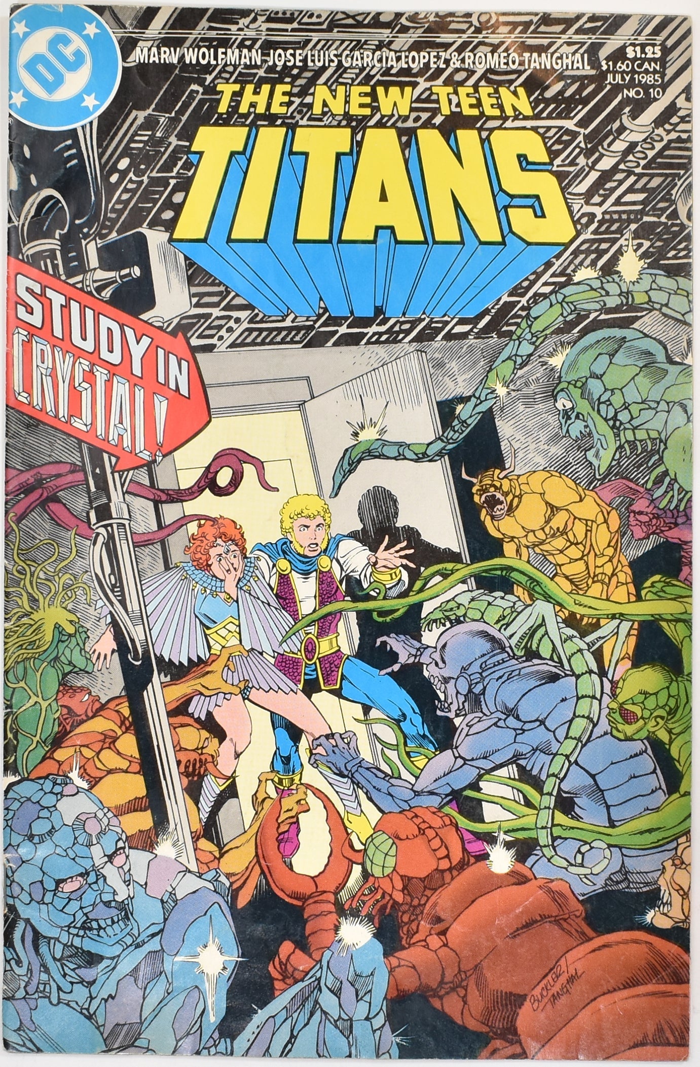 The New Teen Titans Dc Comic Book No. 10
