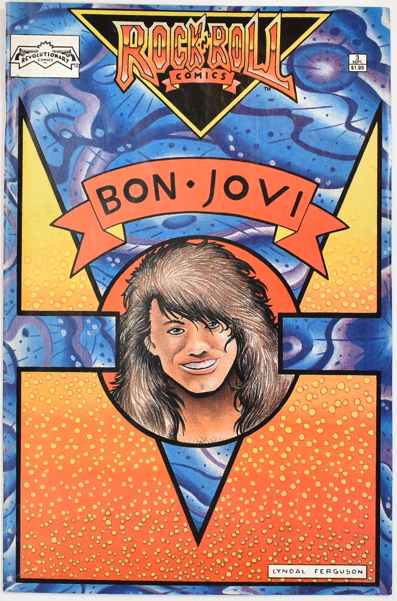 Rock n Roll Bon Jovi 3 Comic Book