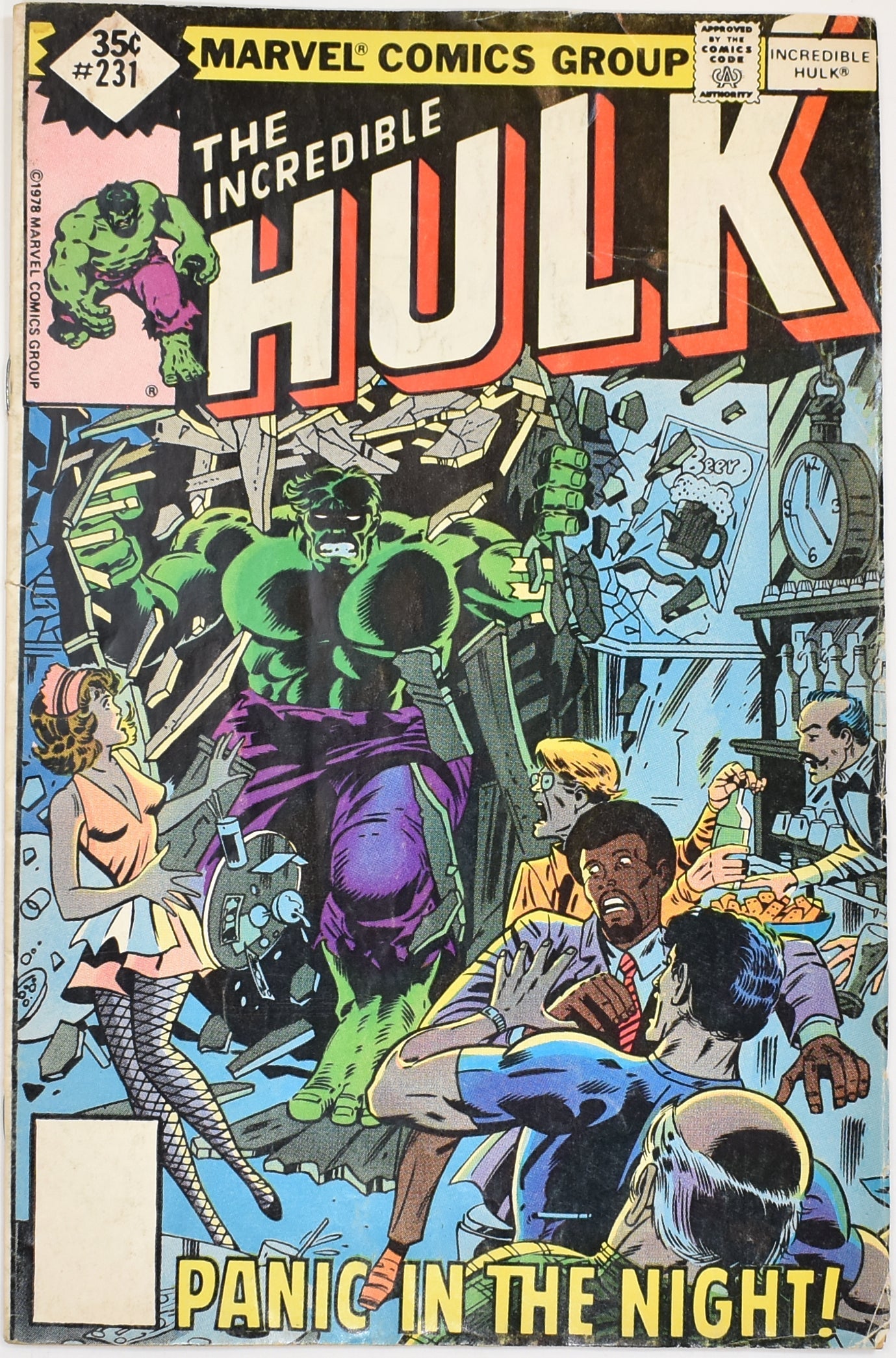 The Incredible Hulk 231 Panic in the Night Marvel Comic Group