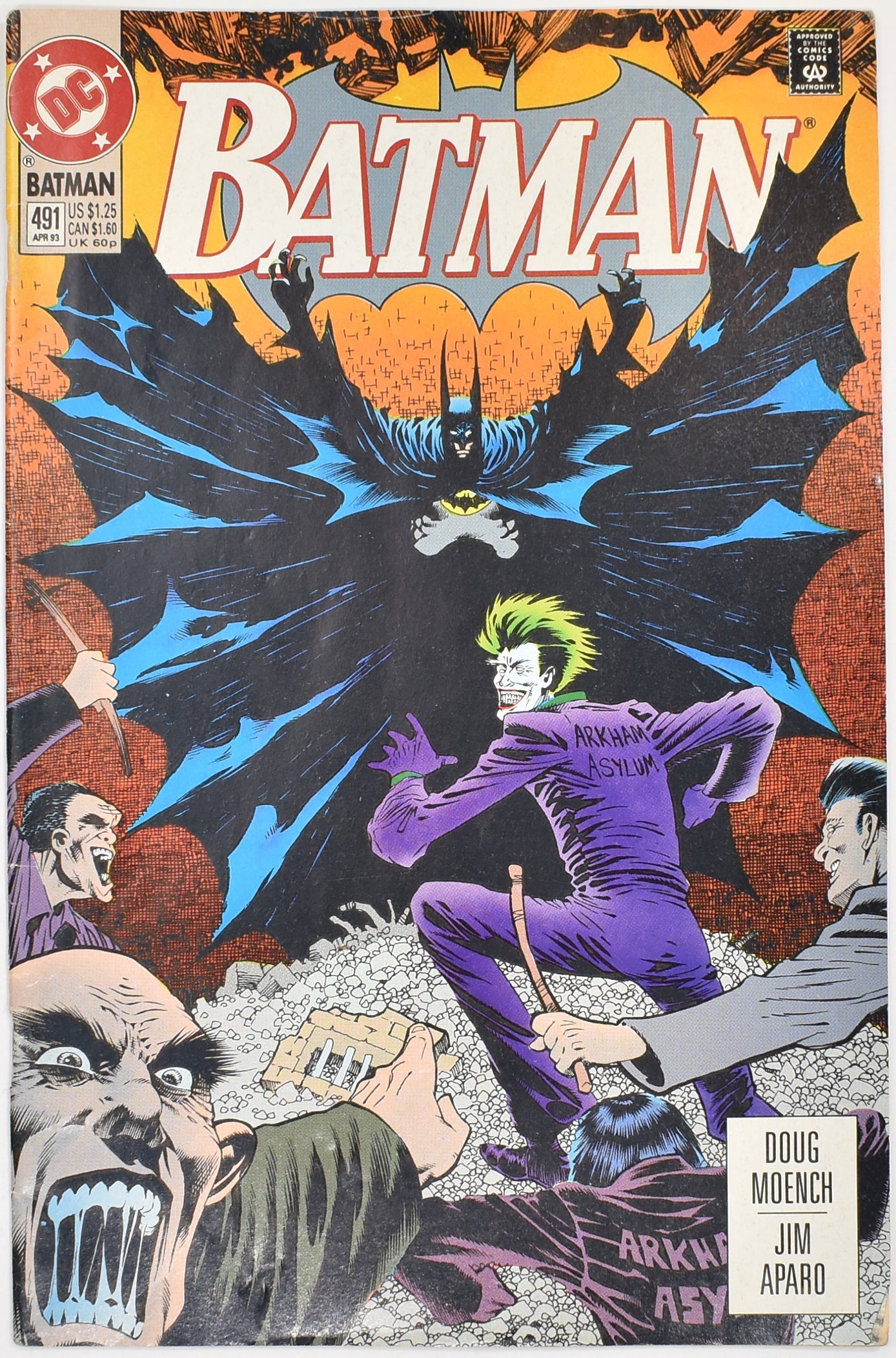 Bat Man 491 Apr 1993 Dc Comics Comic Book