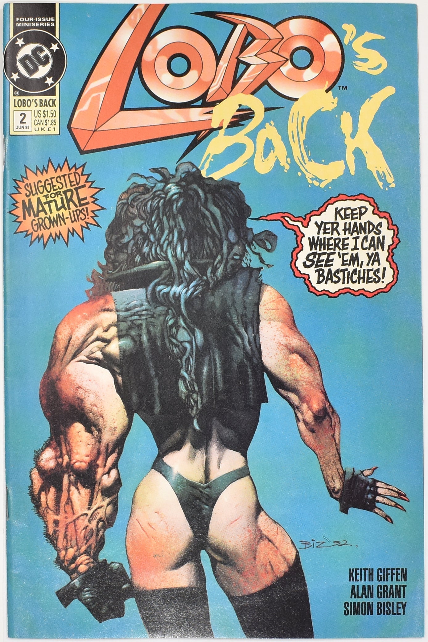 Lobos back Dc Comics Comic Book 2