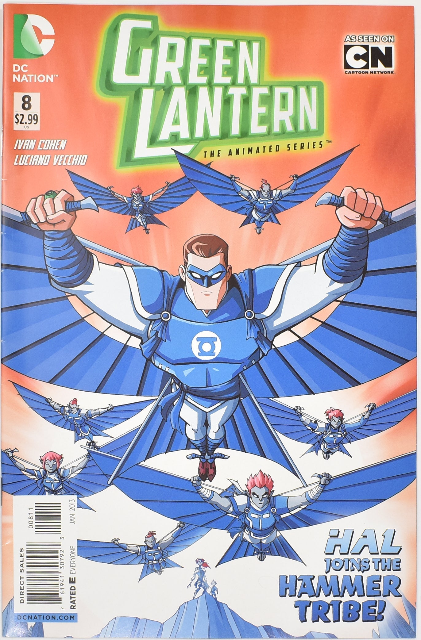 Green Lantern 8 Dc Comic Book The Animated Series Hal Joins the Hammer Tribe