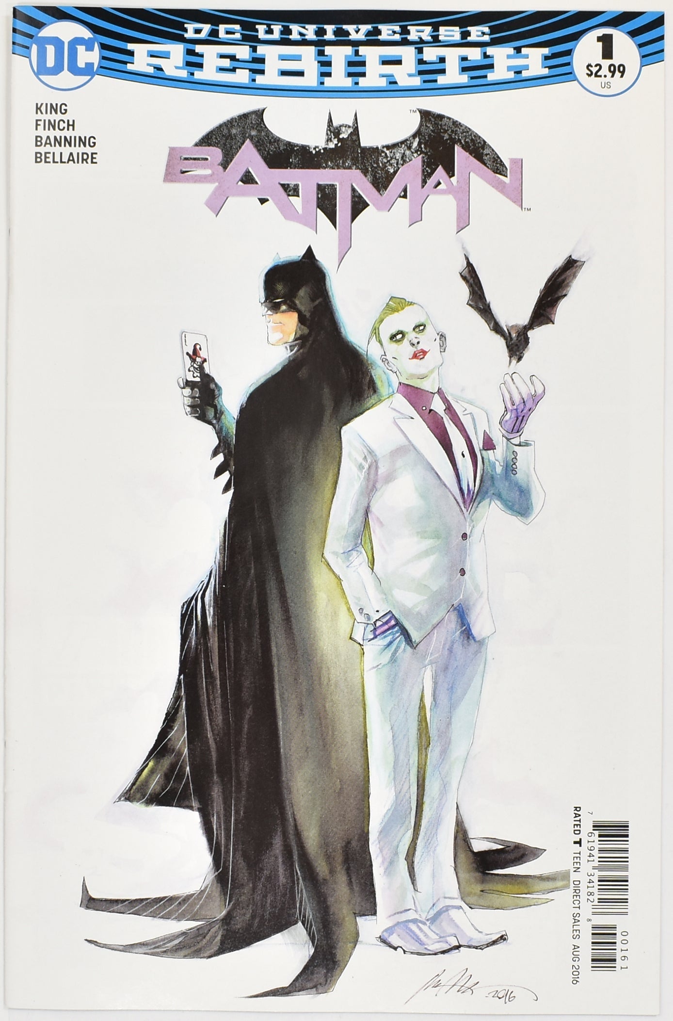 Batman rebirth Dc Universe 1 Dc Comics Comic Book