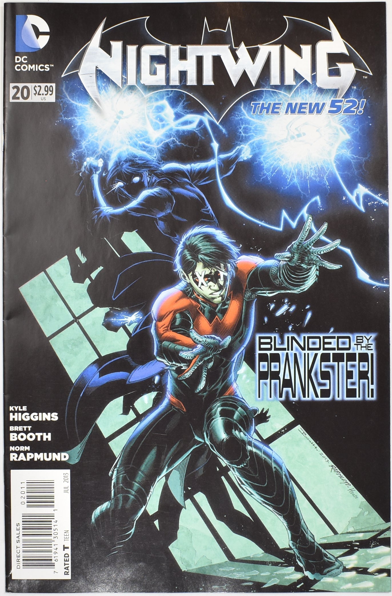 Night Wing 20 Dc Comics Blinded By the Prankster Comic Book