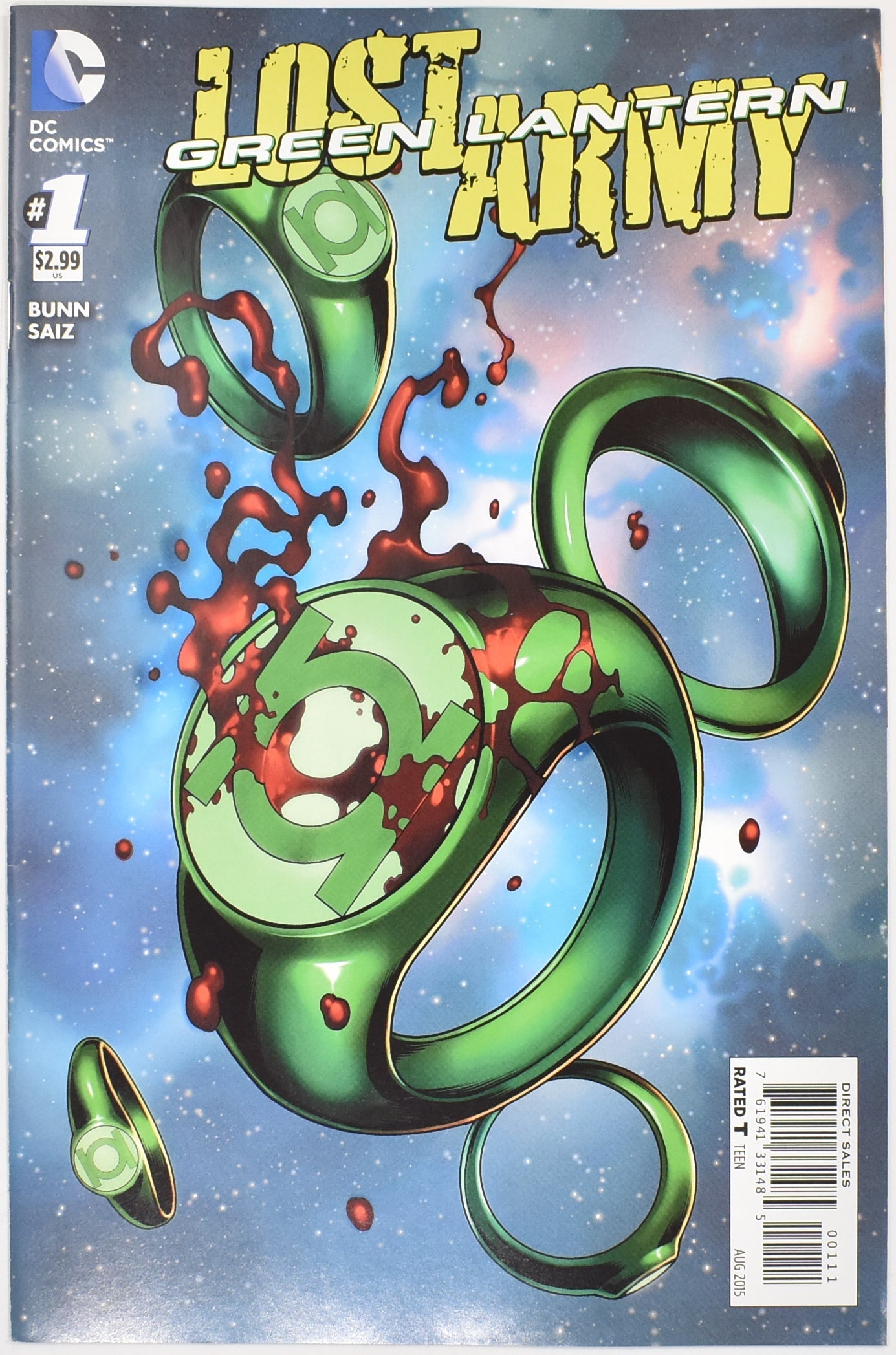 Green Lantern Comic Book 1 Dc Comics Lost Army