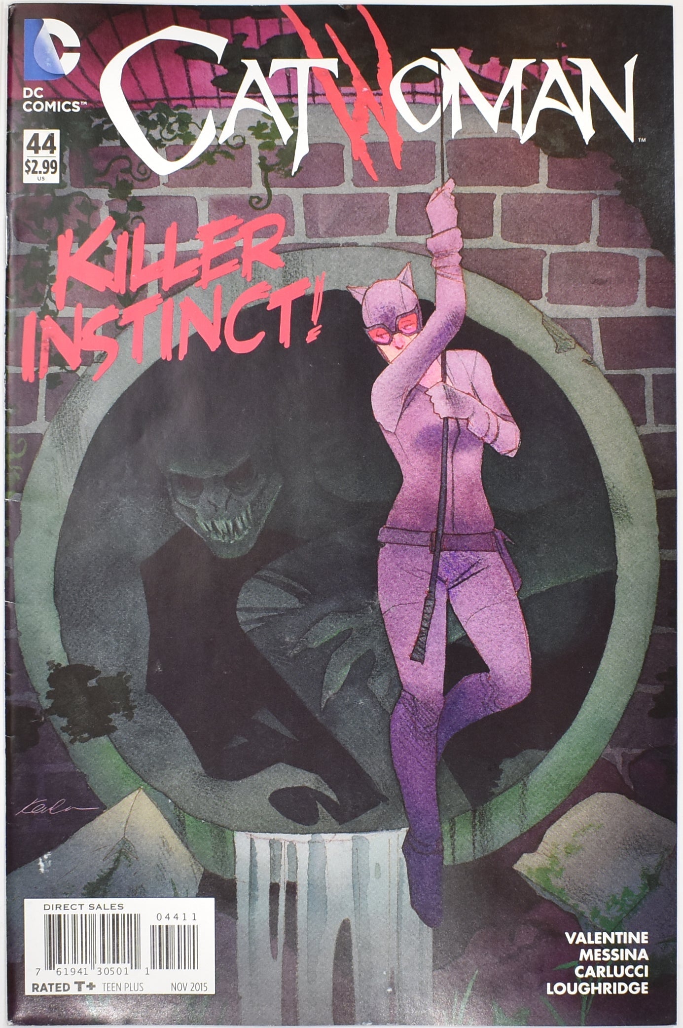 Cat Woman Comic Book 44 Dc Comics Killer Instinct US Soft Cover English US