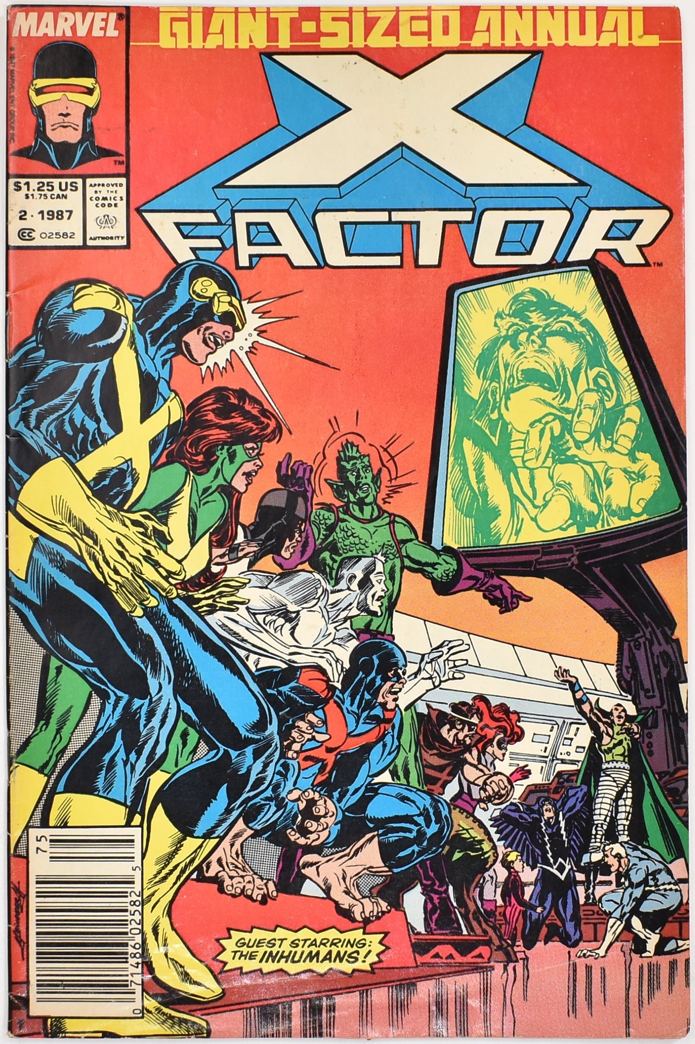 X Factor 2 1987 Comic Book Marvel Comics Giant Sized Annual