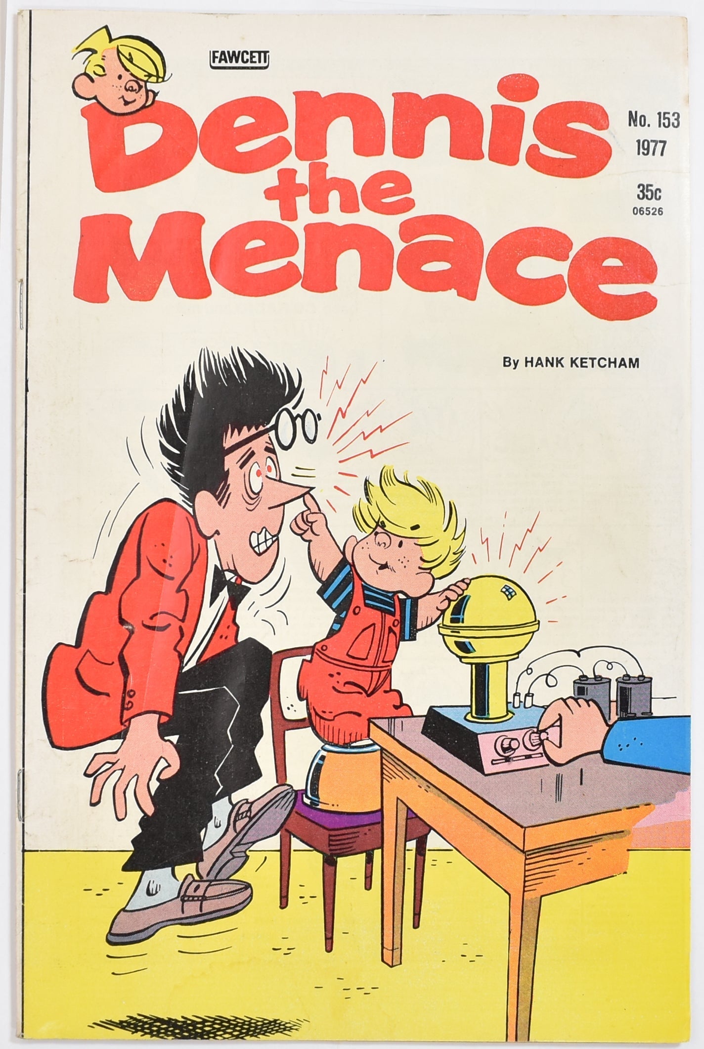 Dennis The Menace No.153 1977 Hank Ketcham Fawcett 06526 MINT