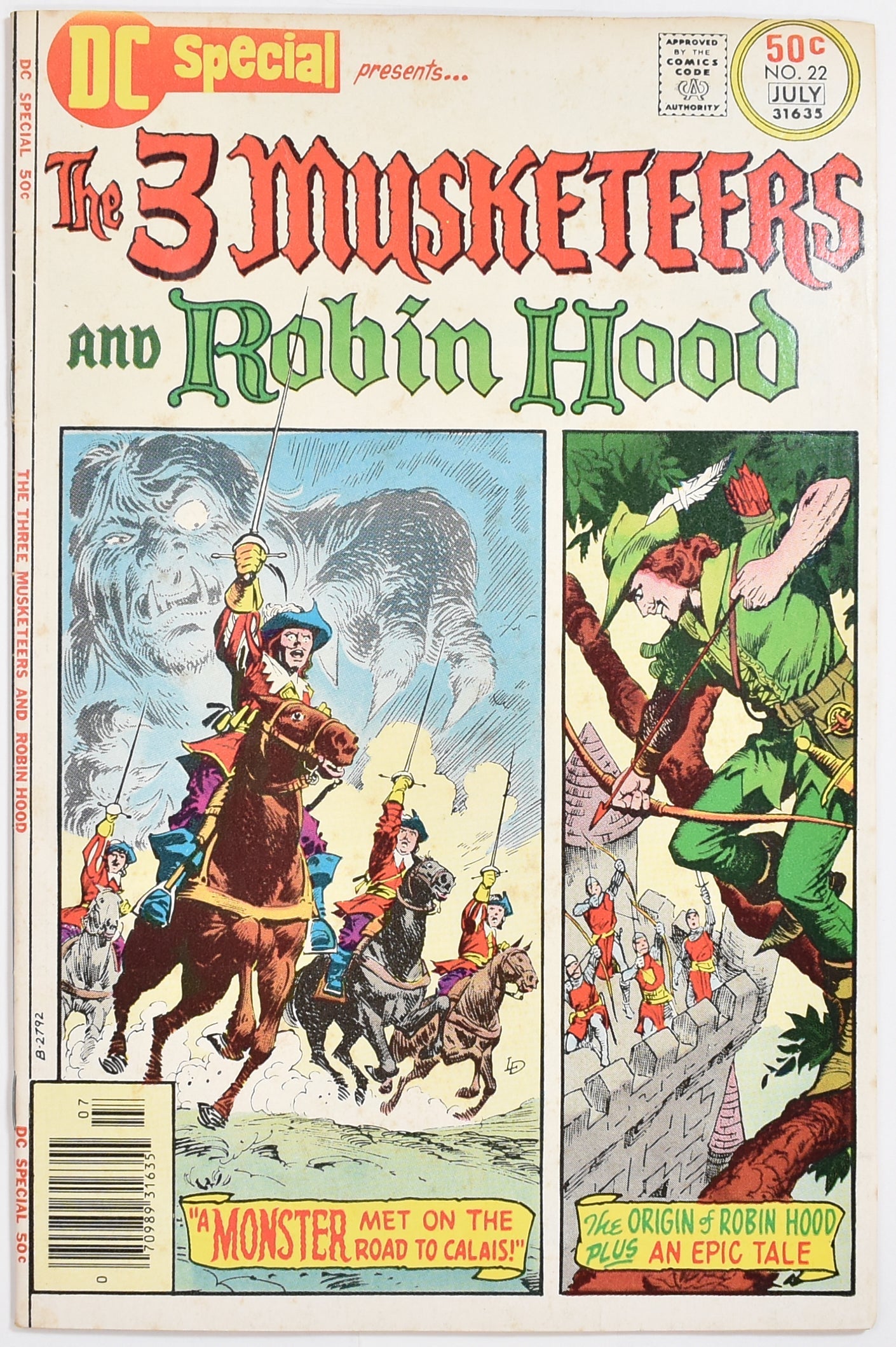 The 3 Musketeers and Robin Hood No. 22 Comic Book