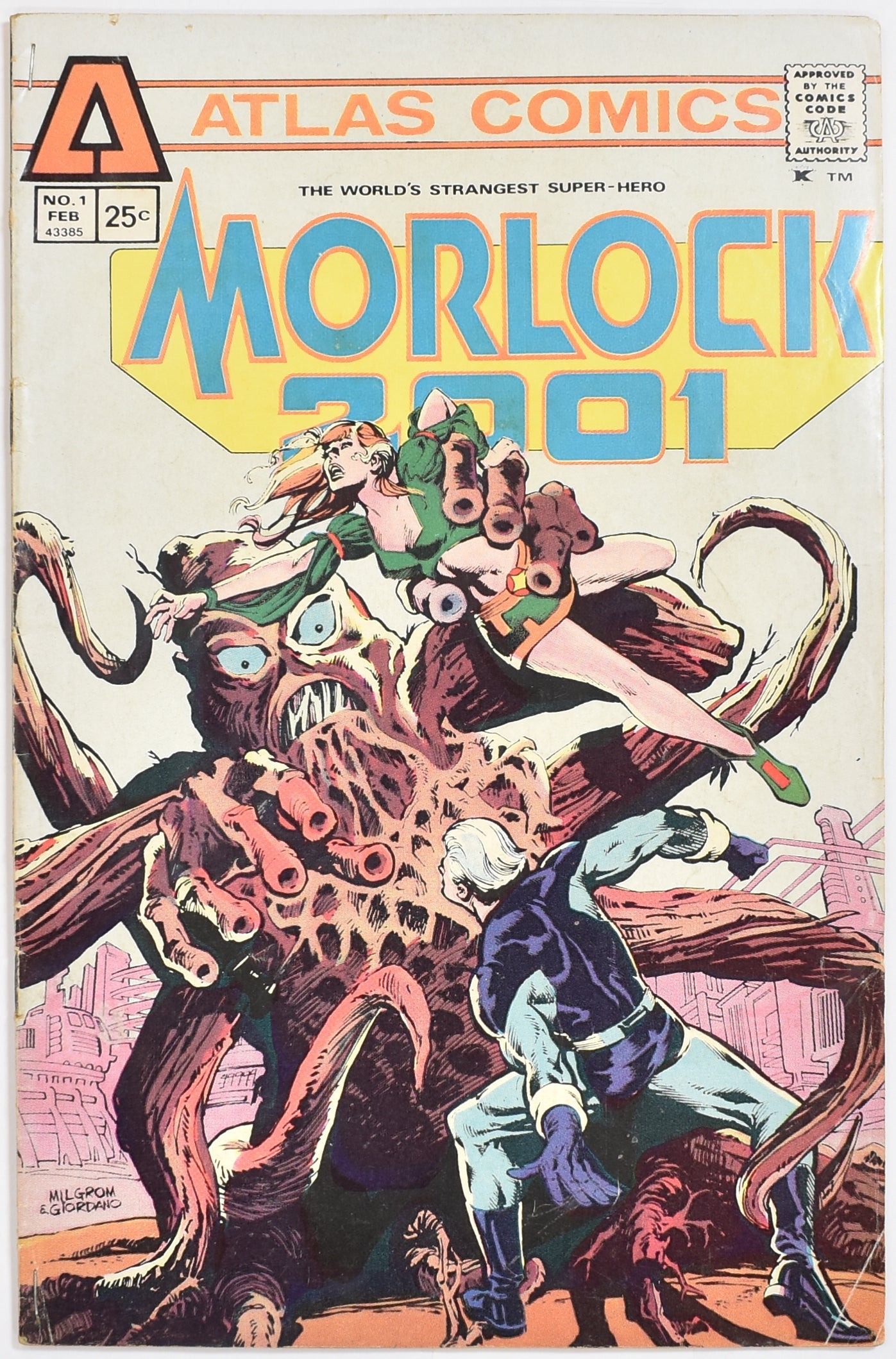 Morlock 2001 No. 1 Feb Atlas Comics Comic Book