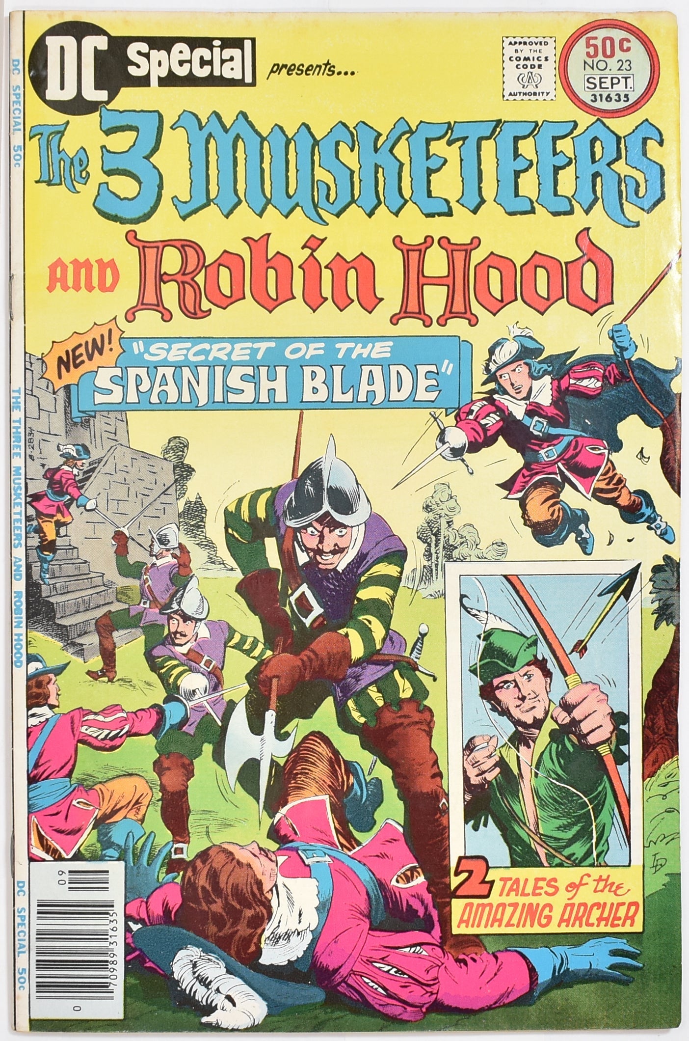 The 3 Musketeers and Robin Hood Sept .23 31635 Dc Special