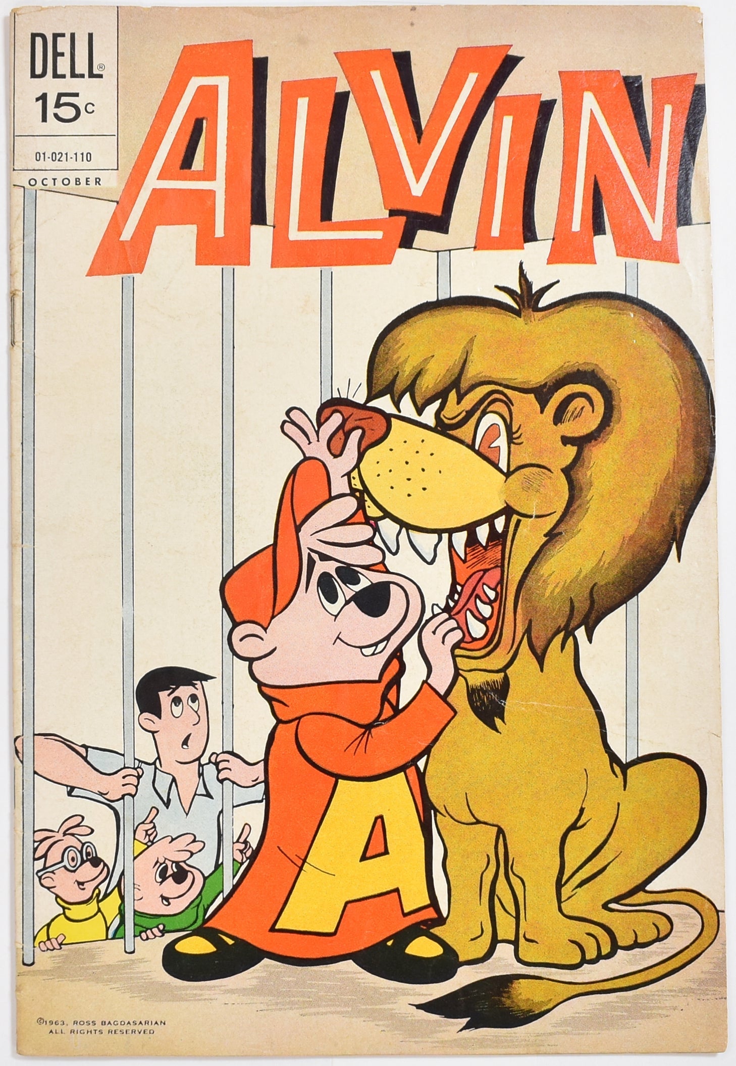 Alvin Comic book Dell October 01-021-110