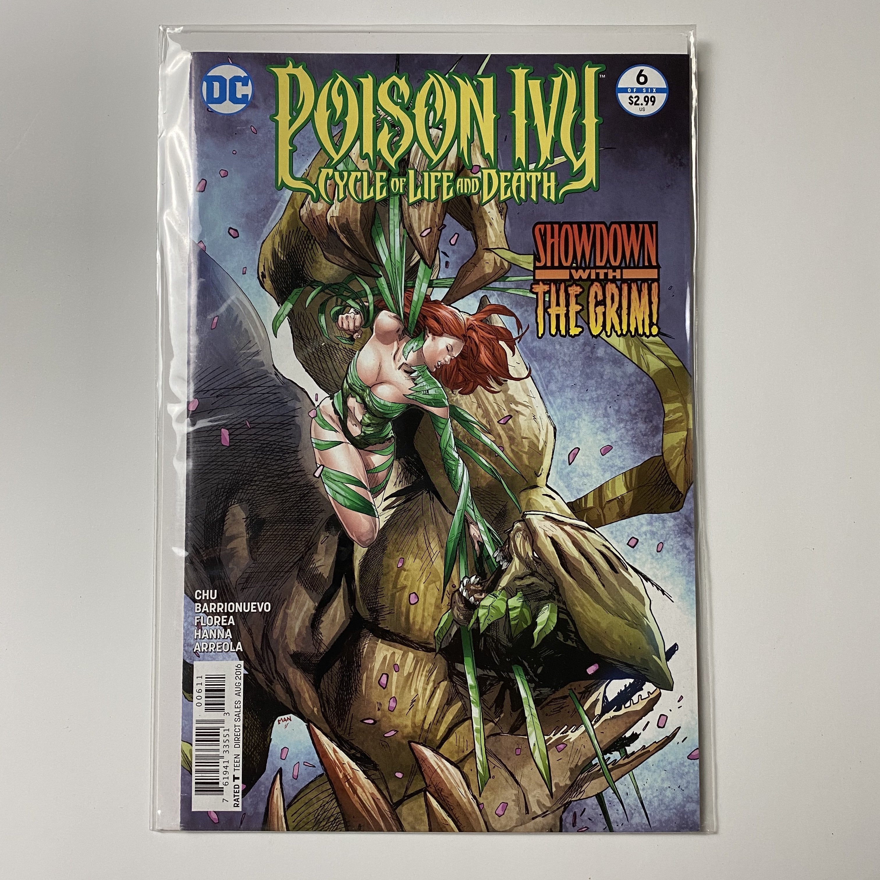 Posion Ivy Cycle of life and Death 6 Showdown with the Grim Dc Comics