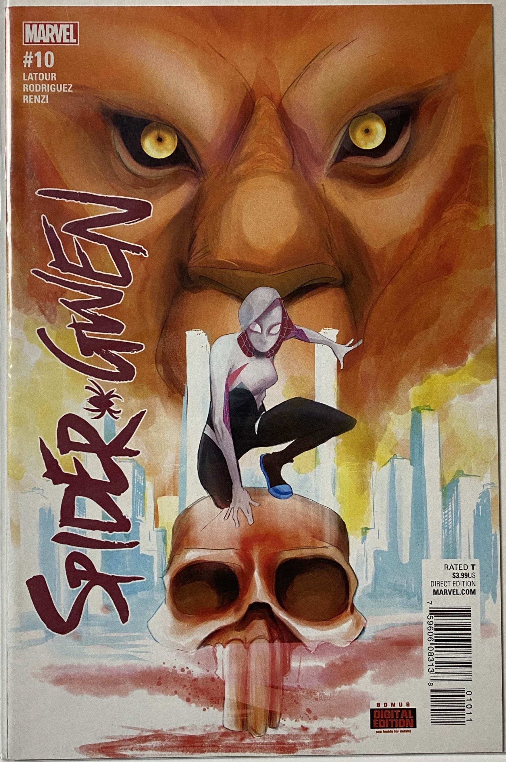 Spider Gwen No. 10 Marvel Comics Comic Book
