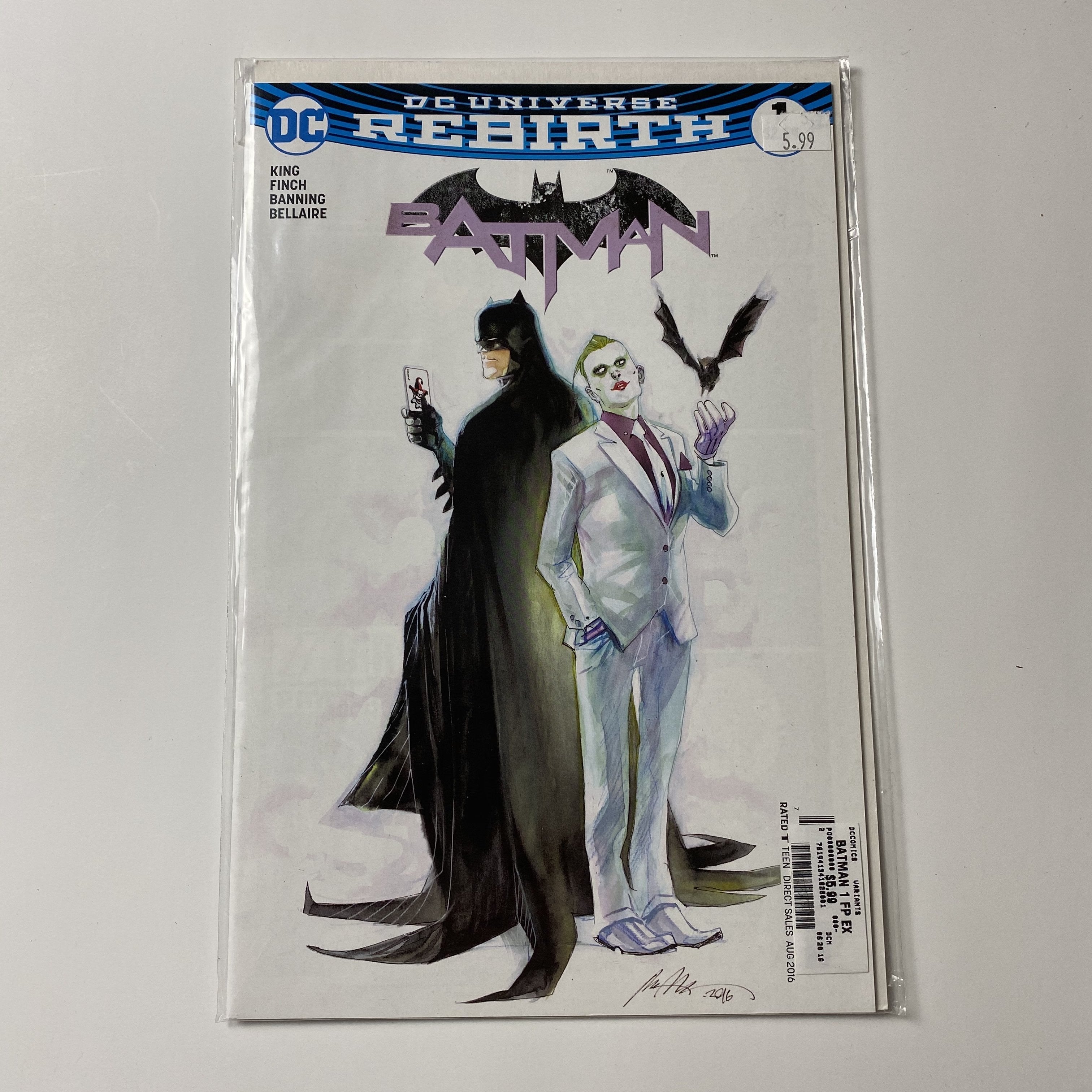 Batman rebirth Dc Universe 1 Dc Comics