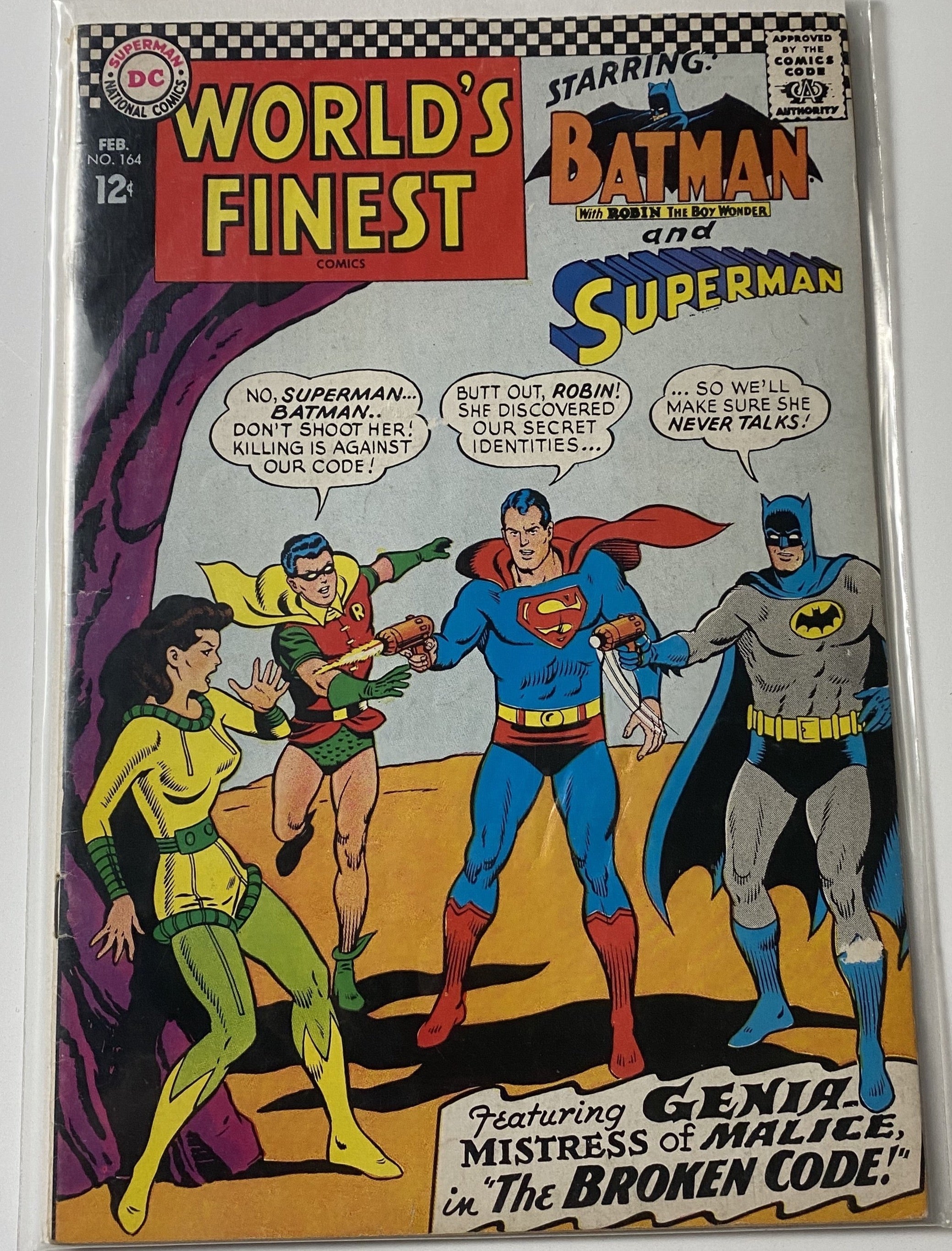 Worlds Finest No. 164 Batman and Superman Featuring Genia Mistress of Malice