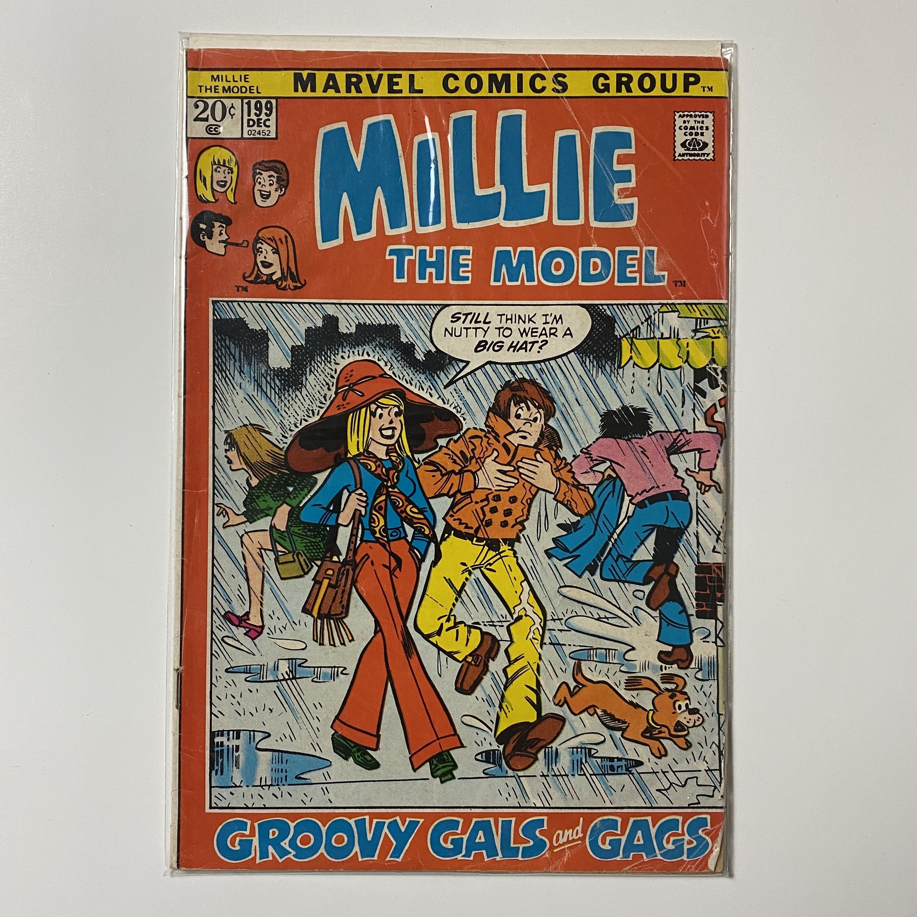 Millie The Model 199 Dec groovy Gals and Gags